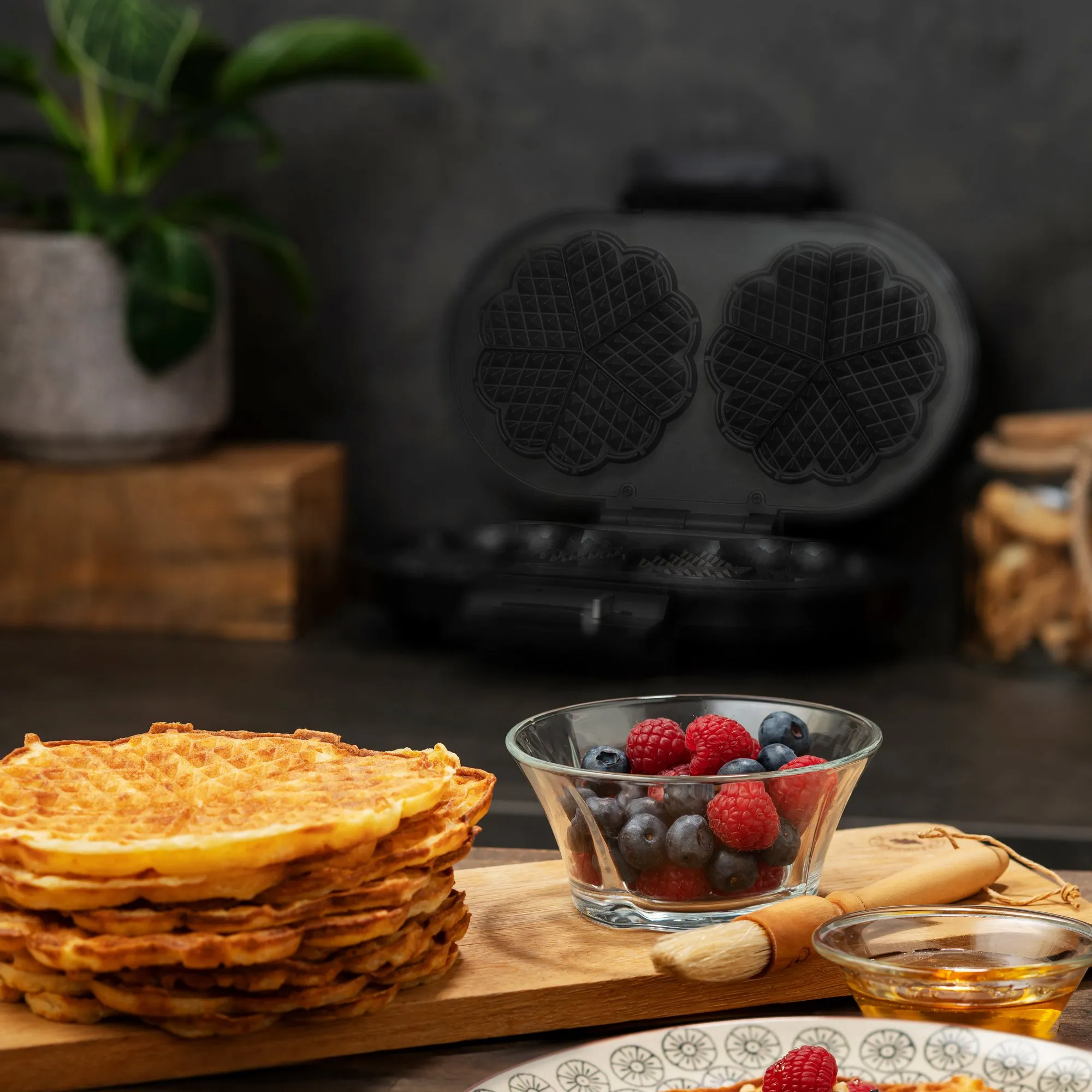 Deluxe vaffeljern dobbelt, produktbillede 5 af 6 hos HomeNordic
