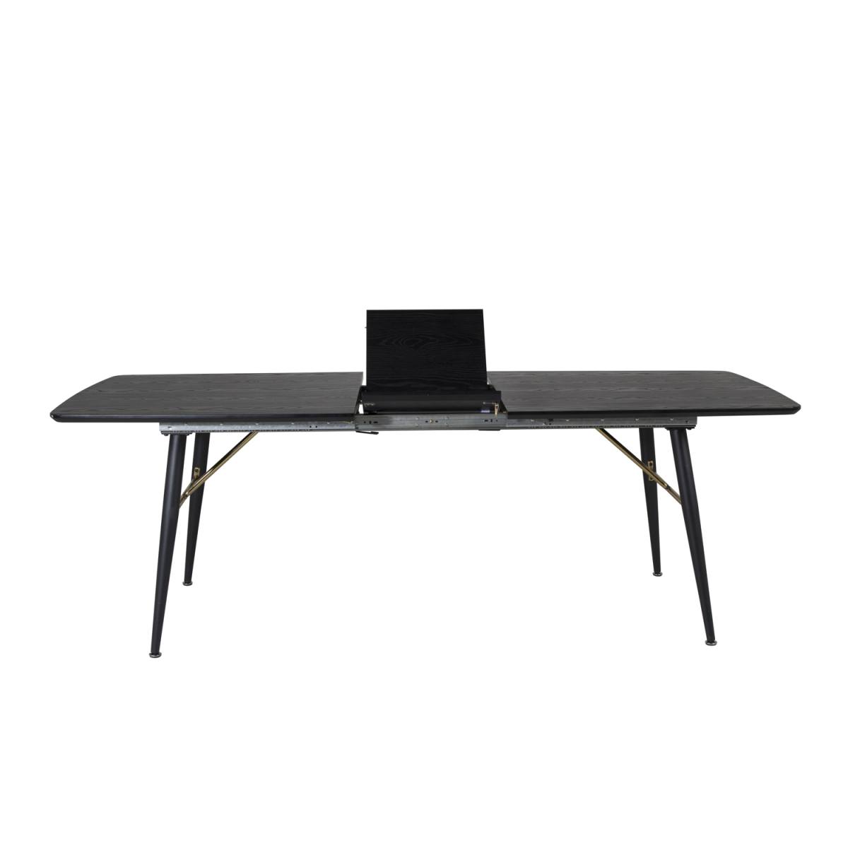 VENTURE DESIGN Gold spisebord, m. udtræk, produktbillede 4 af 10, Spiseborde hos HomeNordic