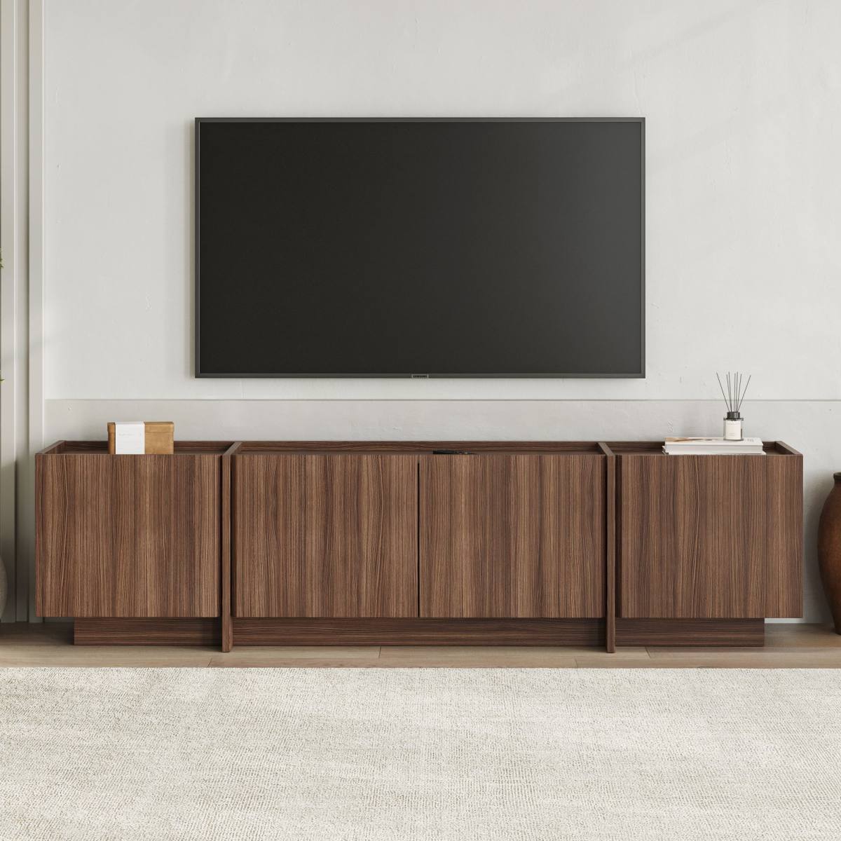 FUNZI LIVING Lowen TV-bord, m 4 låger, produktbillede 6 af 9, TV-borde hos HomeNordic