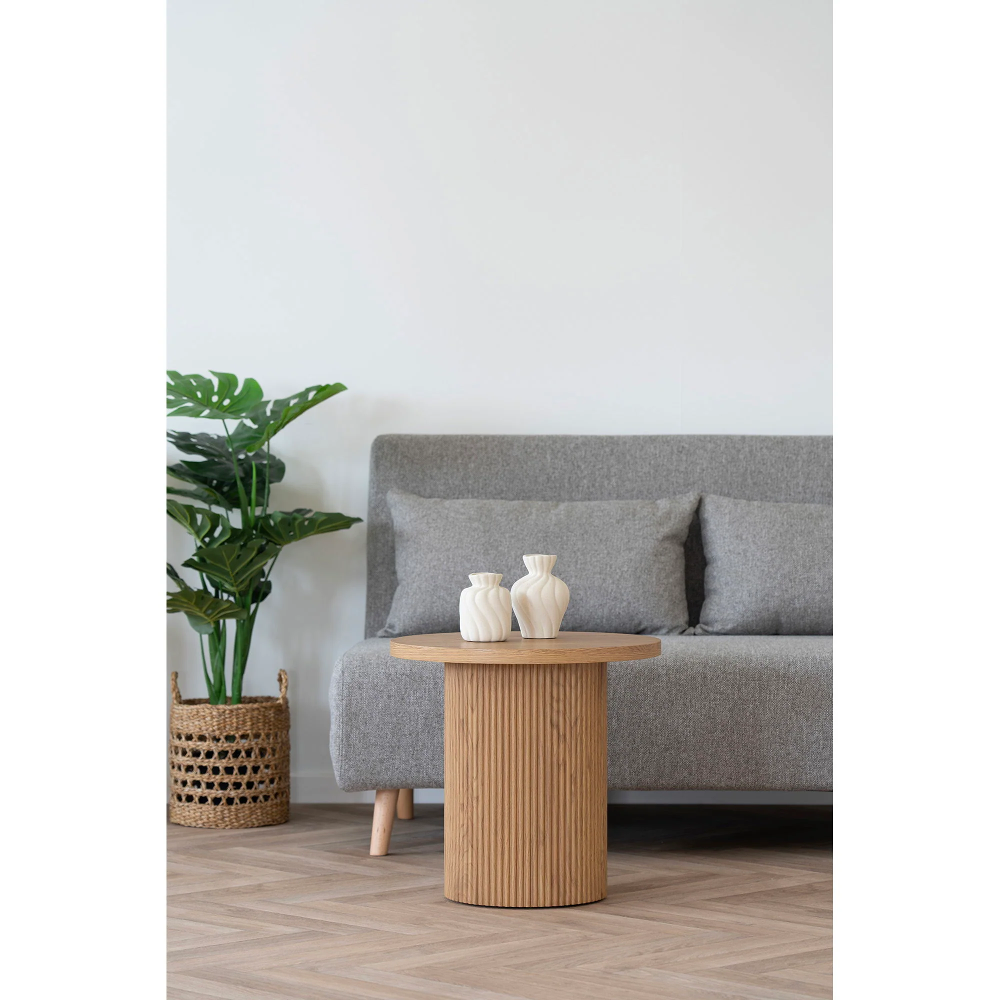 Vase - Vase, Keramik, Hvid Sæt Af 2, produktbillede 8 af 9, Vaser hos HomeNordic
