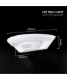 10W LED udendørs væglampe med PIR sensor, produktbillede 9 af 15, Væglamper hos HomeNordic