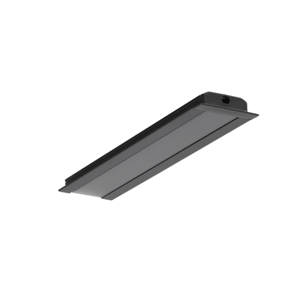 2m aluprofil GROOVE10 BC/UX, LED-profiler hos HomeNordic