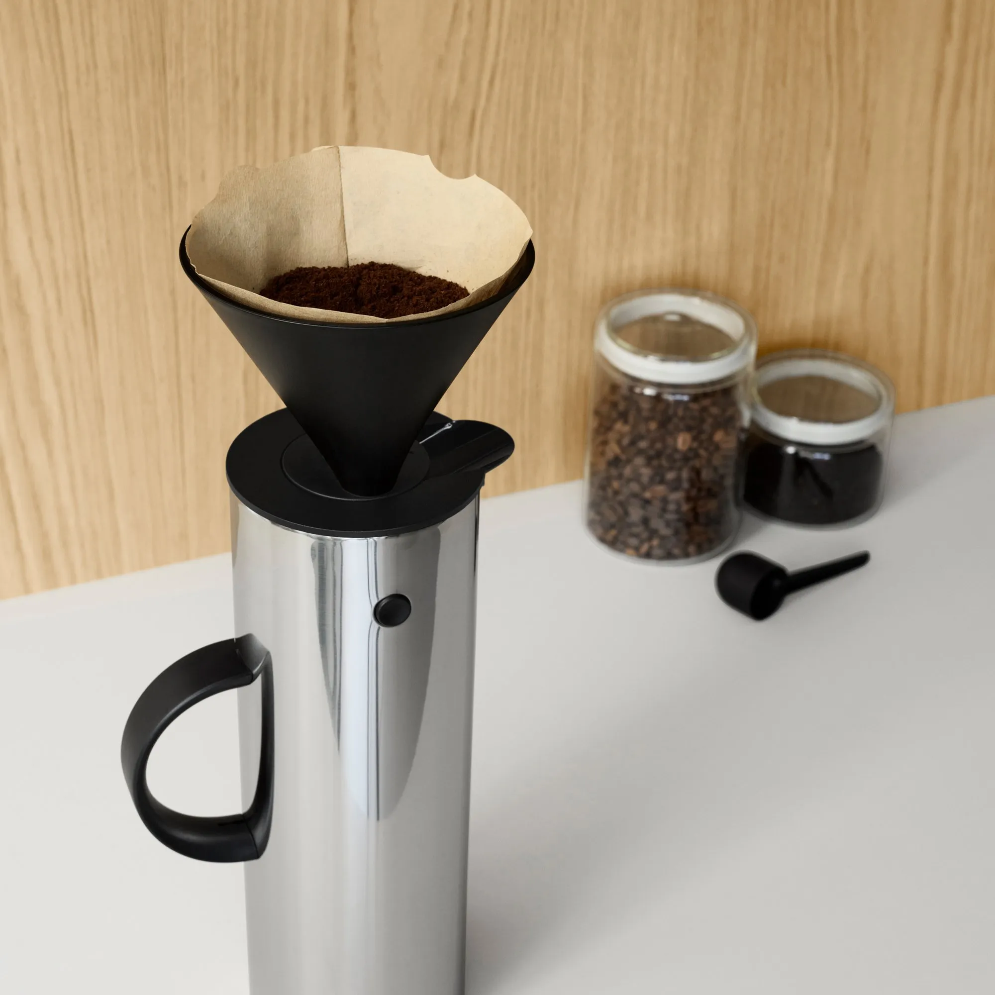 Kaffetragt til termokande, sort, produktbillede 3 af 3, Kaffemaskiner hos HomeNordic