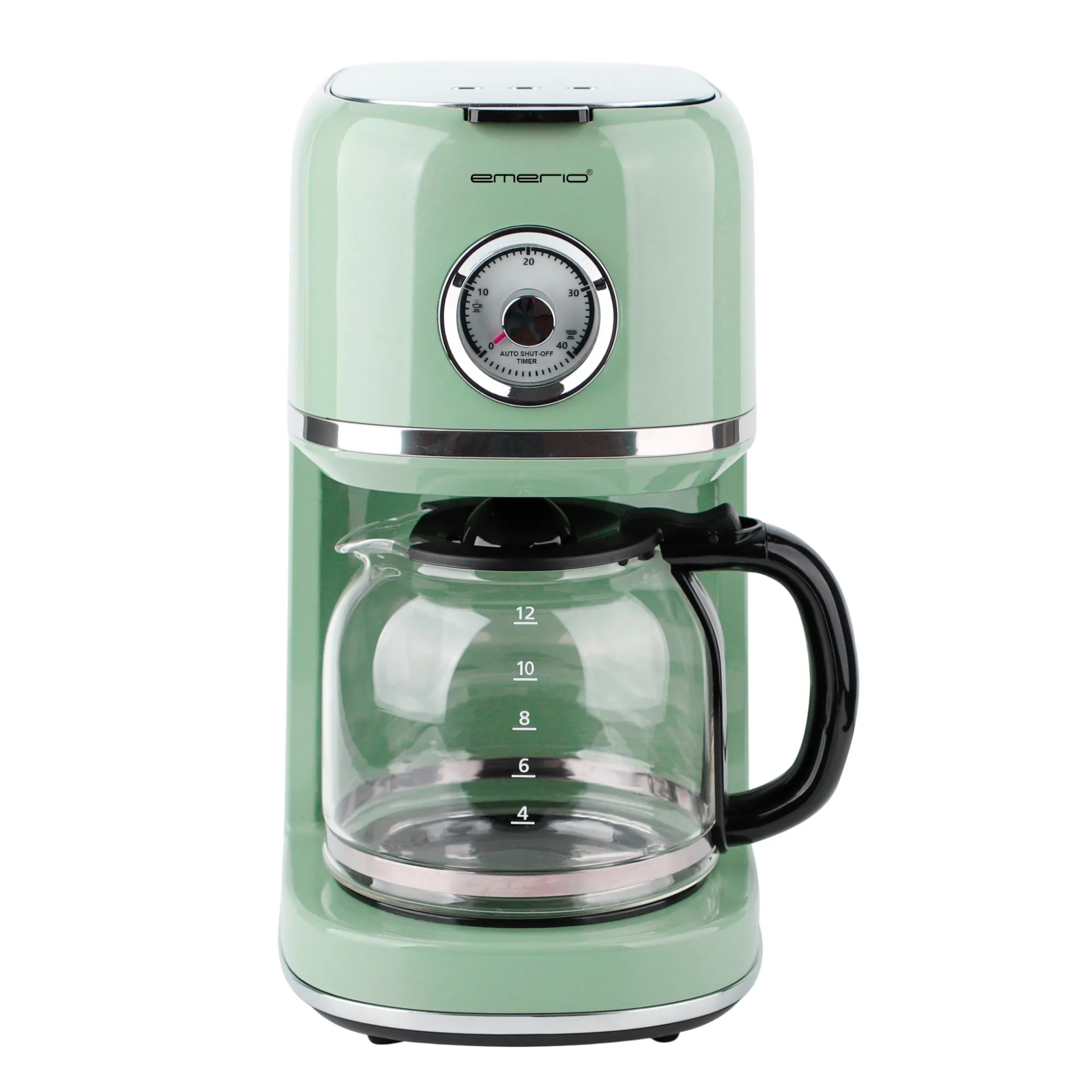 Retro kaffemaskine 1,5 L, grøn, Kaffemaskiner hos HomeNordic