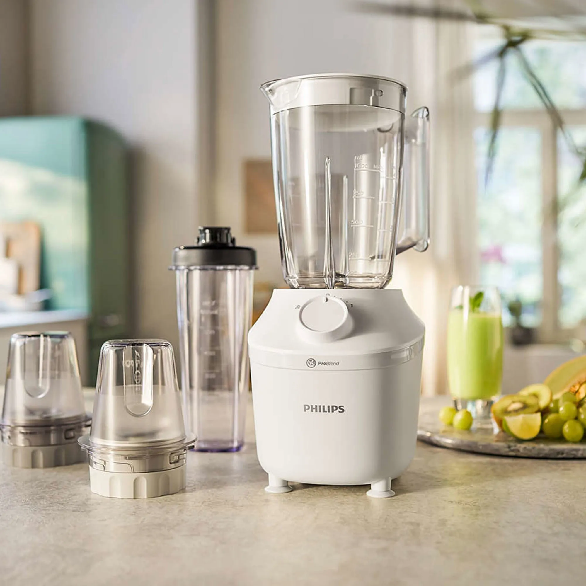 HR2041/00 3000 Series blender, 450 watt, hvid, produktbillede 8 af 10, Blendere hos HomeNordic