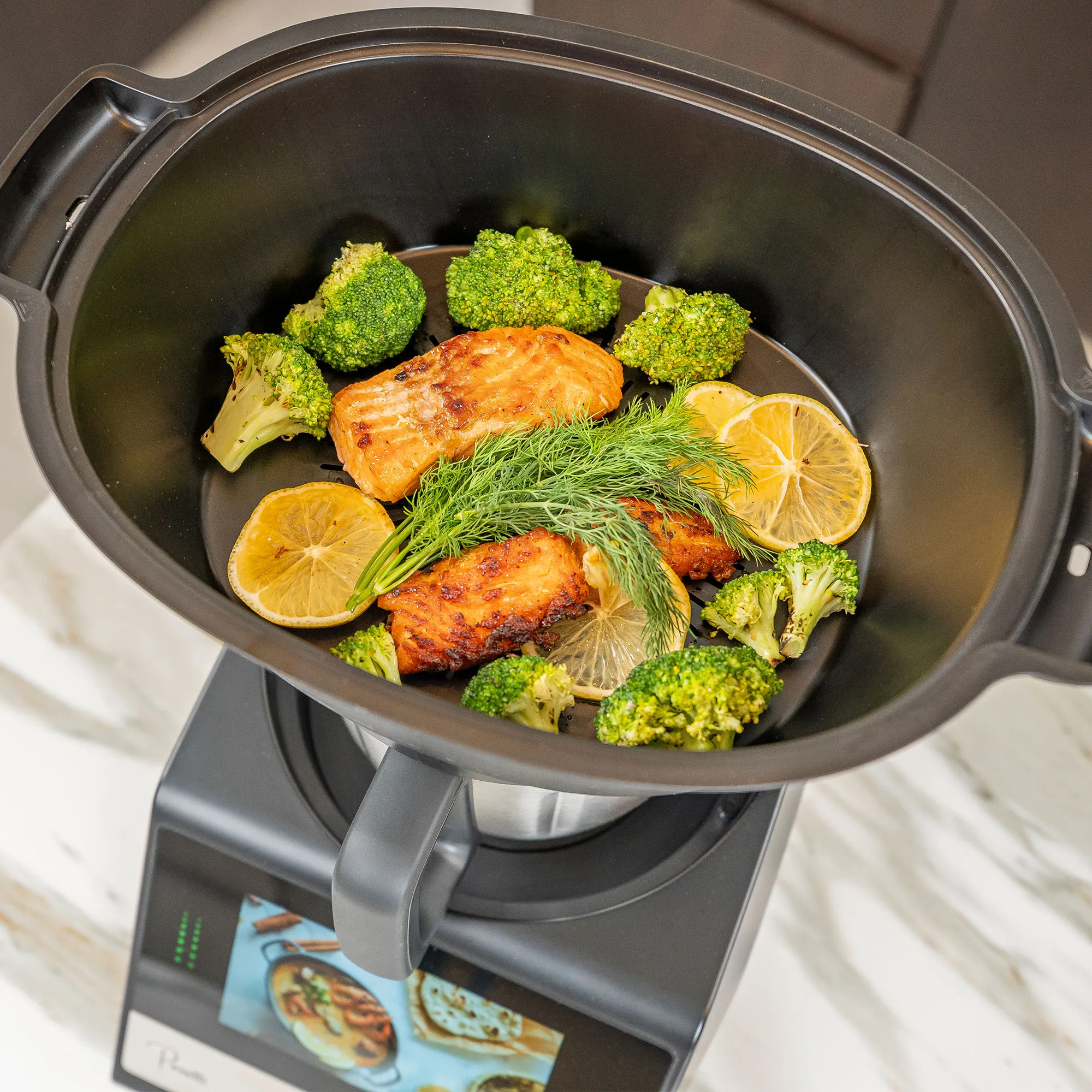 PrimoChef køkkenmaskine med airfryer, sort, produktbillede 5 af 7, Røremaskiner hos HomeNordic
