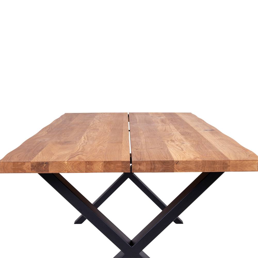 HOUSE NORDIC TOULON SPISEBORD OLIERET EG M/BØLGET KANT, produktbillede 5 af 5, Spiseborde hos HomeNordic