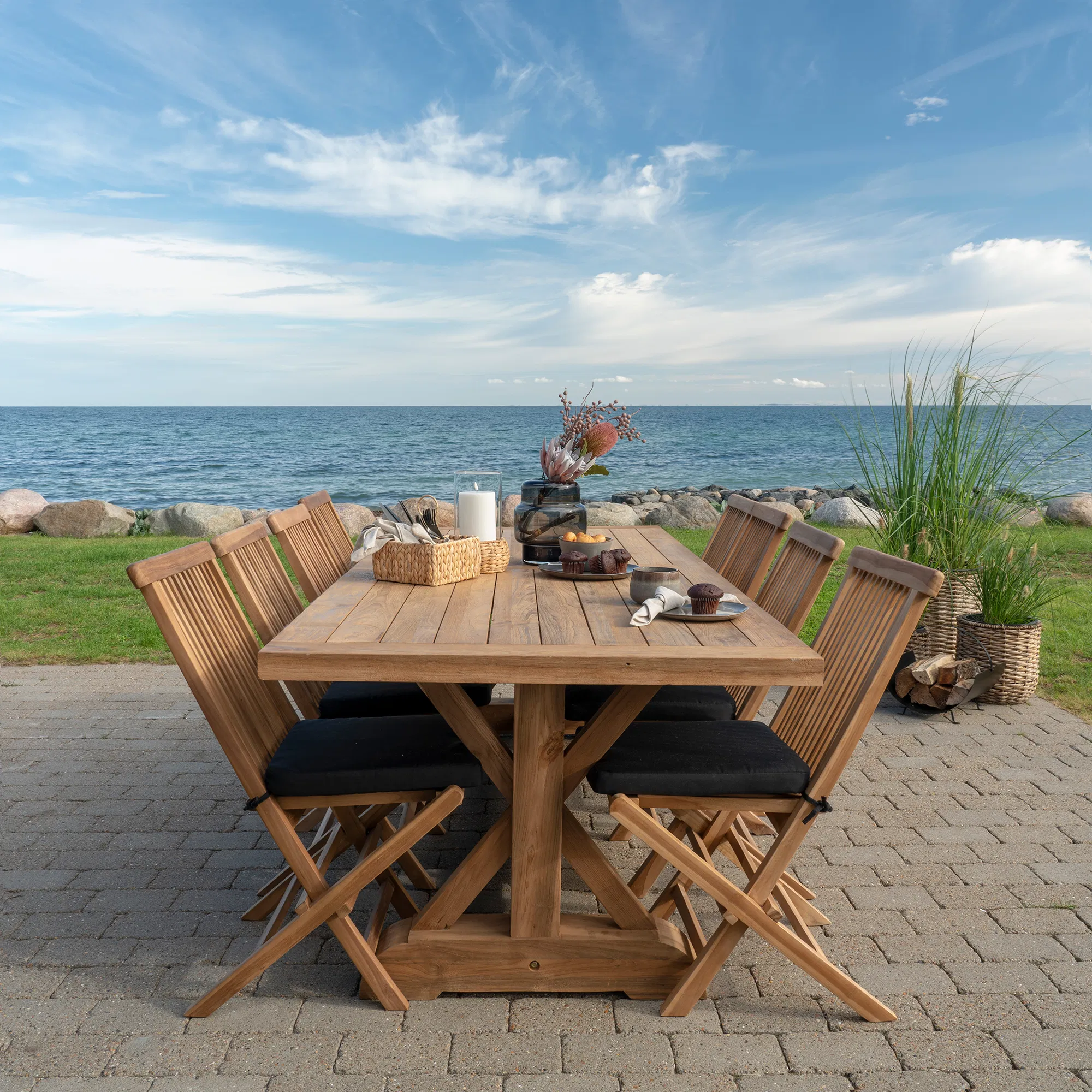 HOUSE NORDIC VOLOS OG TOLEDO HAVEMØBLESET, produktbillede 2 af 3, Spiseborde hos HomeNordic