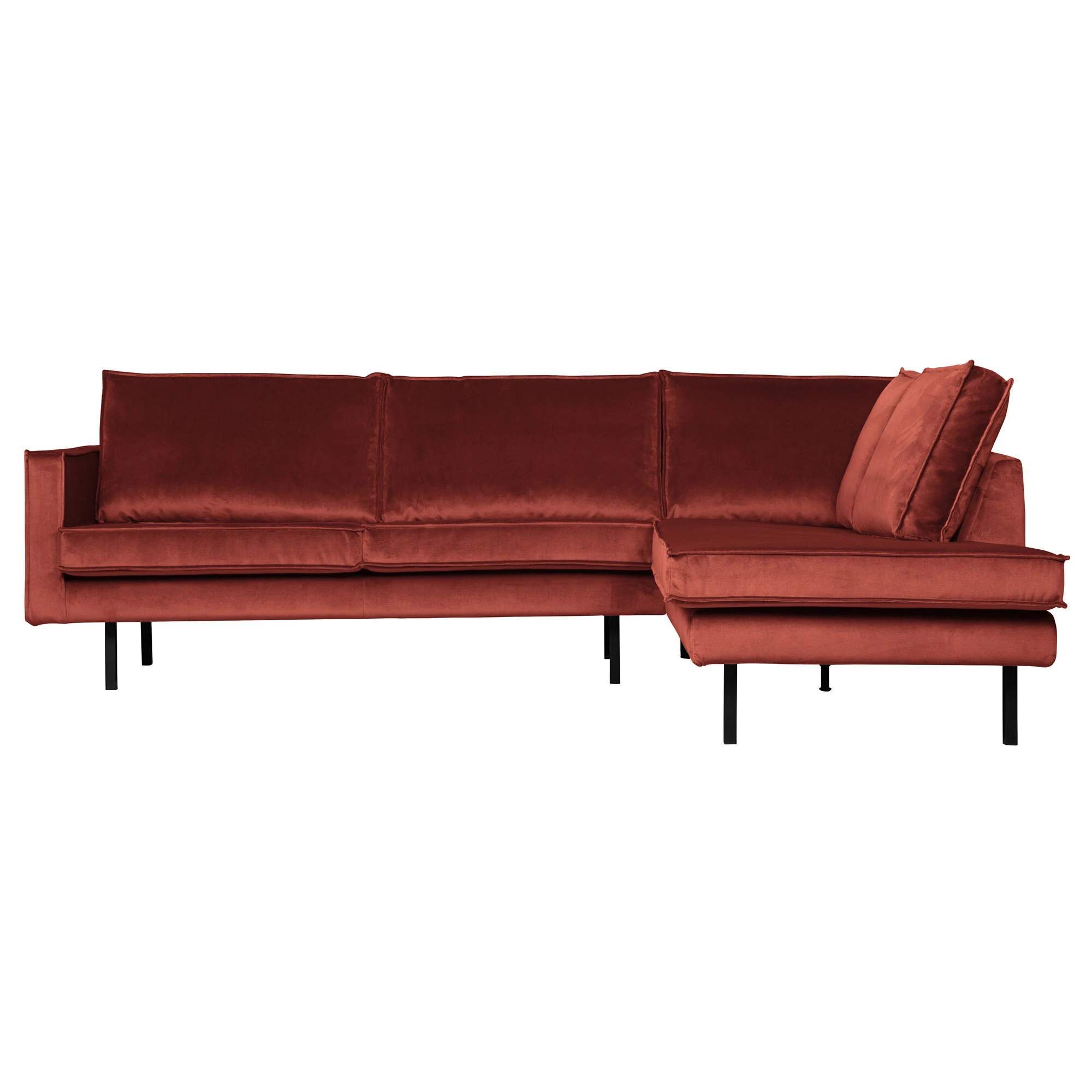 Rodeo Hjørnesofa Højrevendt Velour, Sofaer hos HomeNordic