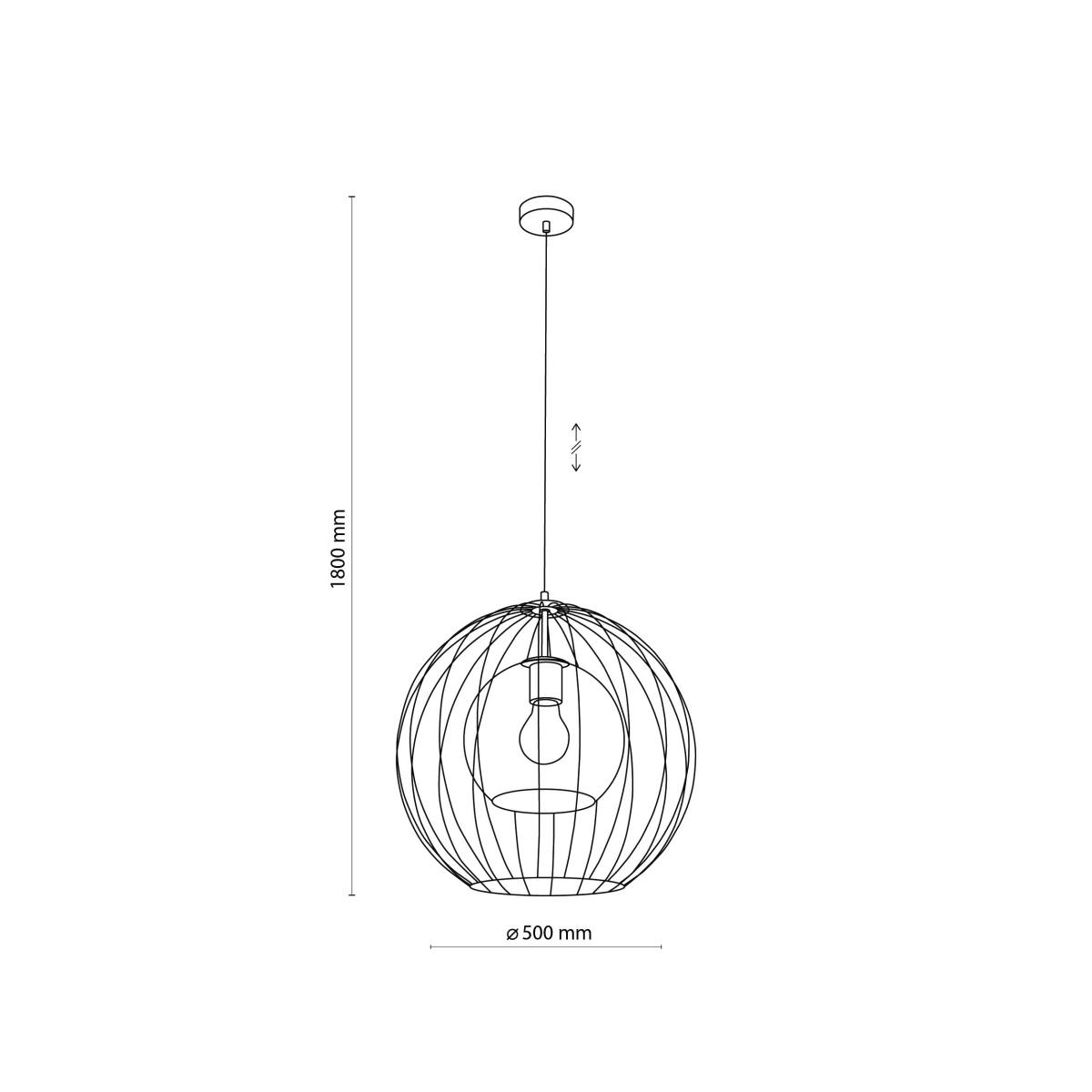 TK Universo loftlampe 500, produktbillede 2 af 3, Loftlamper hos HomeNordic