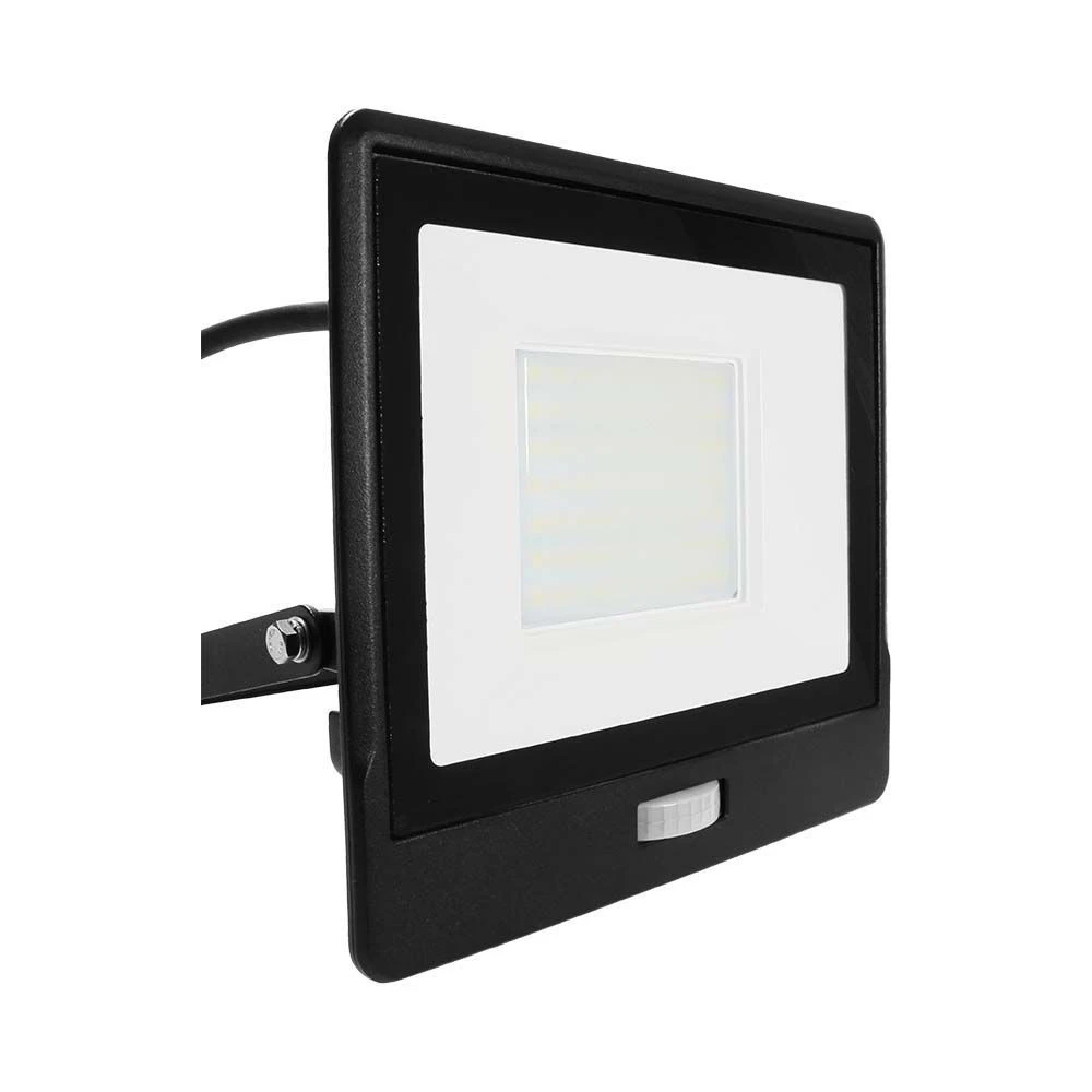 V-Tac 50W LED projektør med sensor, Projektører hos HomeNordic