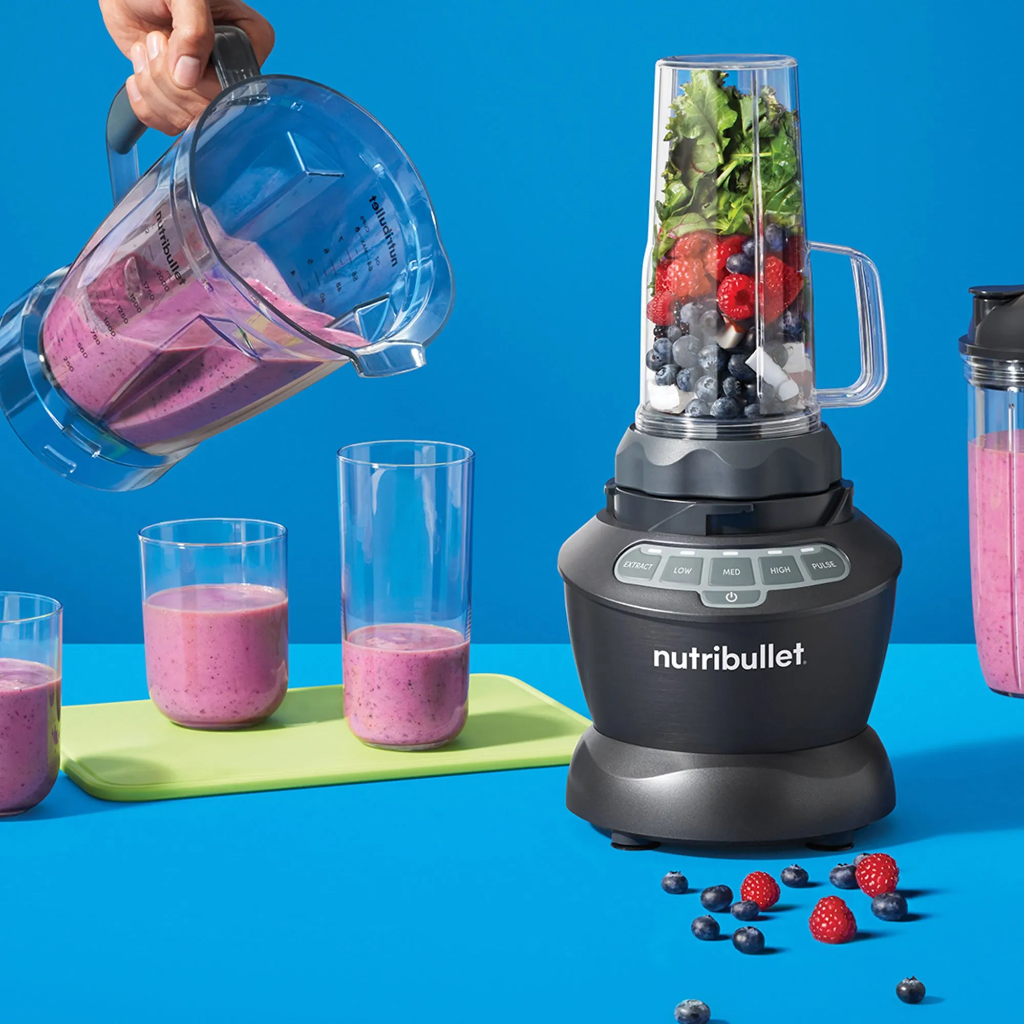 Combo Blender NBF500DG grå, produktbillede 4 af 7, Blendere hos HomeNordic