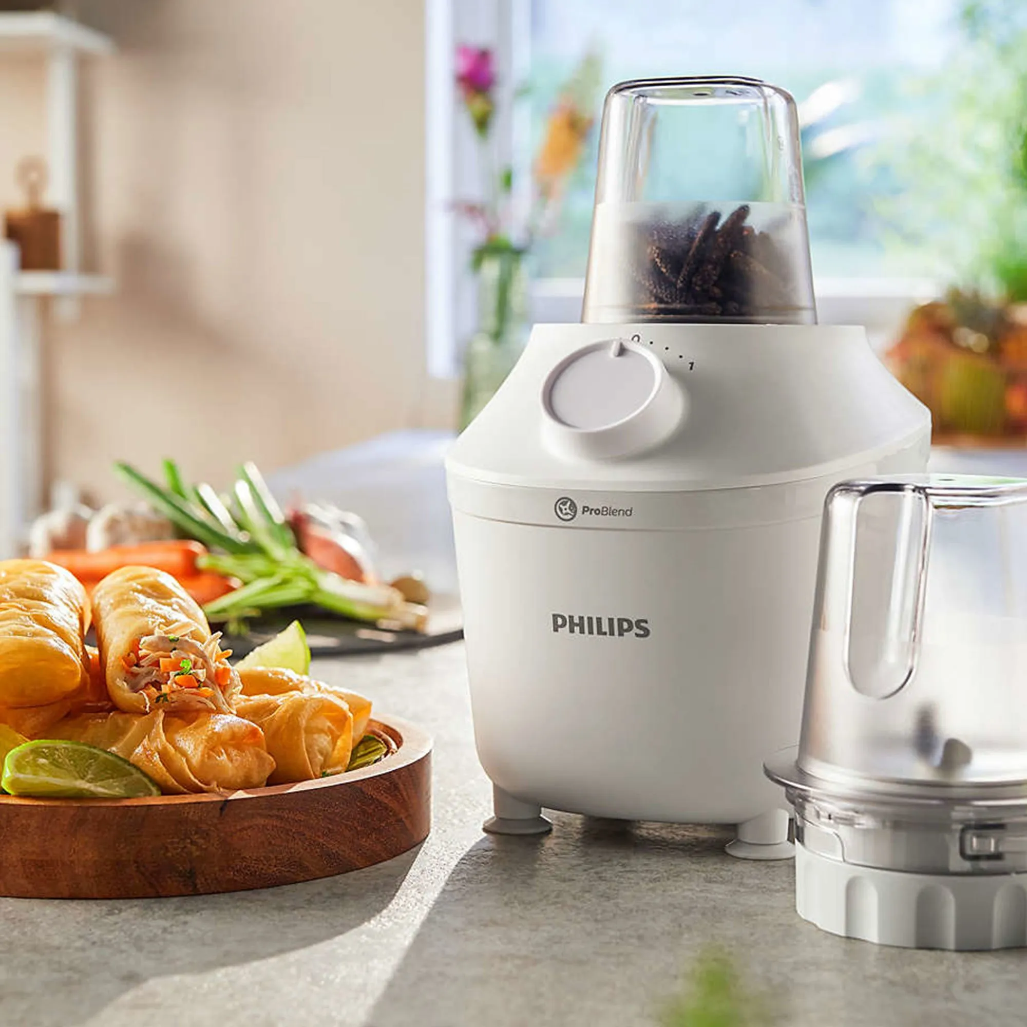 HR2041/00 3000 Series blender, 450 watt, hvid, produktbillede 7 af 10, Blendere hos HomeNordic