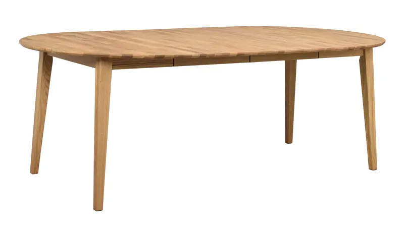 ROWICO Filippa spisebord, m. udtræk, rund, produktbillede 4 af 11, Spiseborde hos HomeNordic