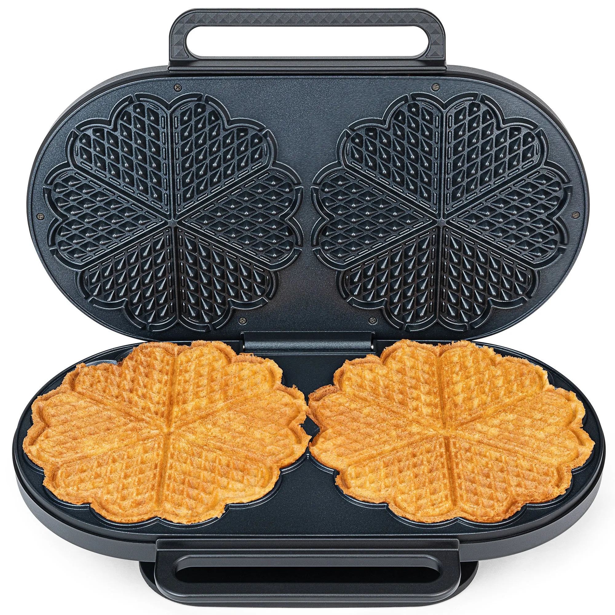 WM6DB-220 Grand Double Vaffeljern, mat sort, produktbillede 6 af 10 hos HomeNordic
