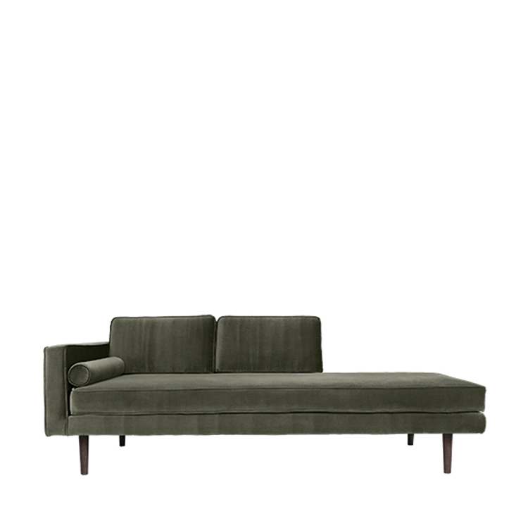 BROSTE CPH CHAISELONG VENSTREVENDT GRAPE LEAF GREEN, Sofaer hos HomeNordic