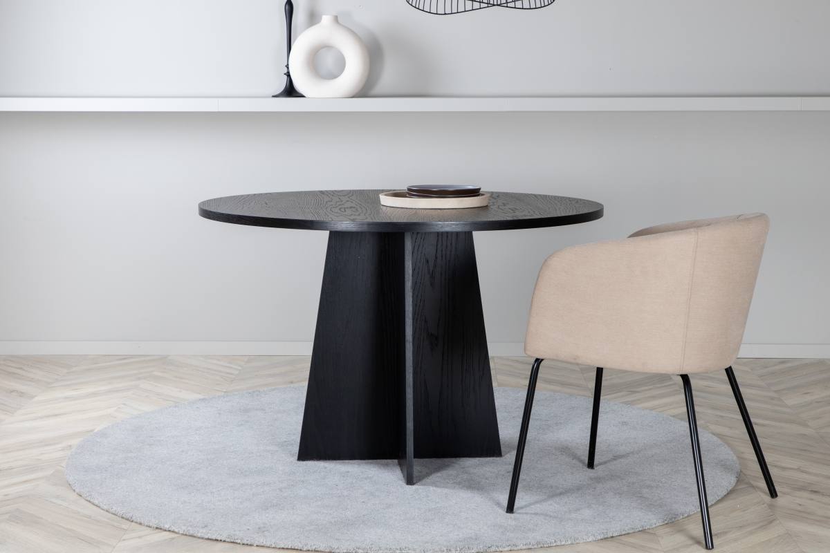VENTURE DESIGN Bootcut spisebord, rund, produktbillede 14 af 14, Spiseborde hos HomeNordic