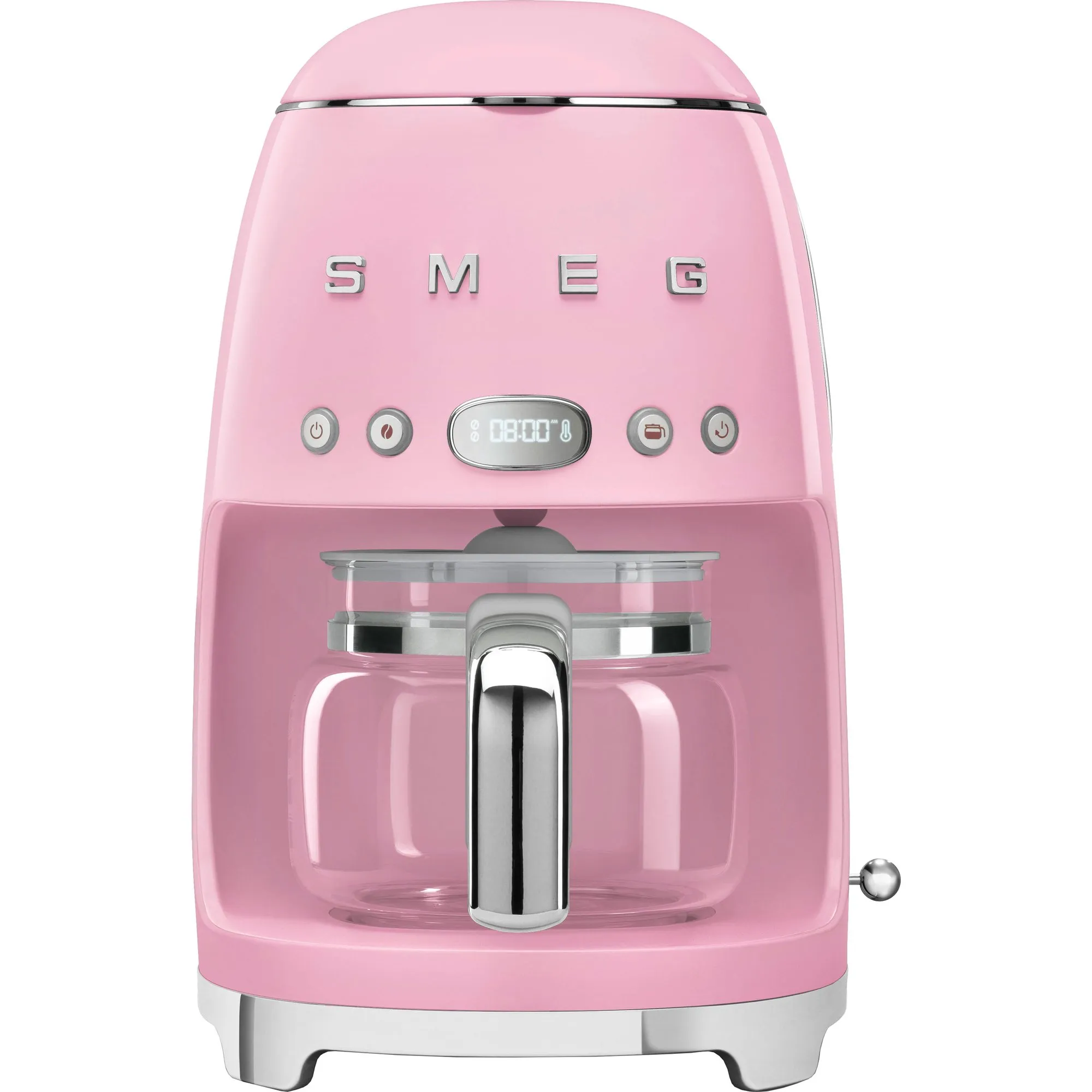 DCF02PKEU Retro kaffemaskine, rosa, Kaffemaskiner hos HomeNordic