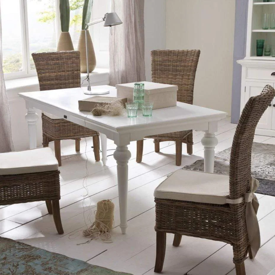 NOVASOLO PROVENCE SPISEBORD HVID, produktbillede 2 af 7, Spiseborde hos HomeNordic