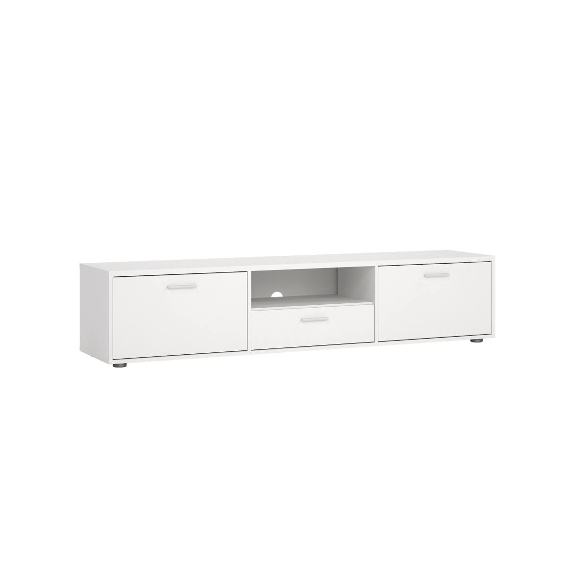 TVILUM Media TV-bord, m. 2 låger og 1 skuffe, produktbillede 6 af 13, TV-borde hos HomeNordic