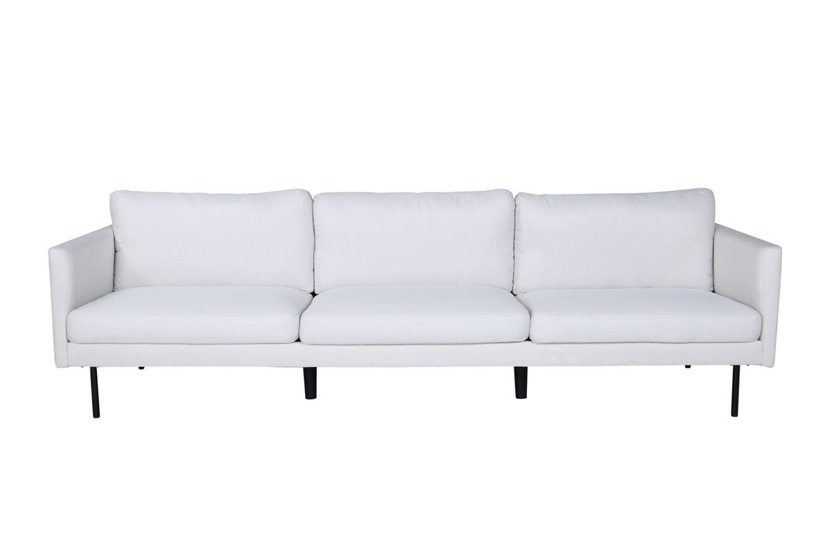 Polar - Sofa 3-personers i hvidt stof, produktbillede 7 af 9, Sofaer hos HomeNordic
