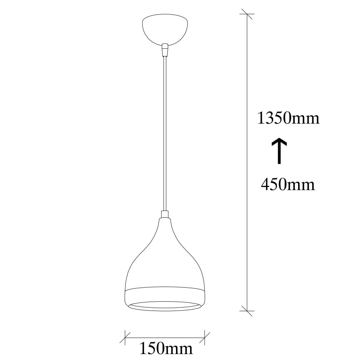 LUMI Y?ldo loftlampe, m. justerbar højde, produktbillede 2 af 7, Loftlamper hos HomeNordic