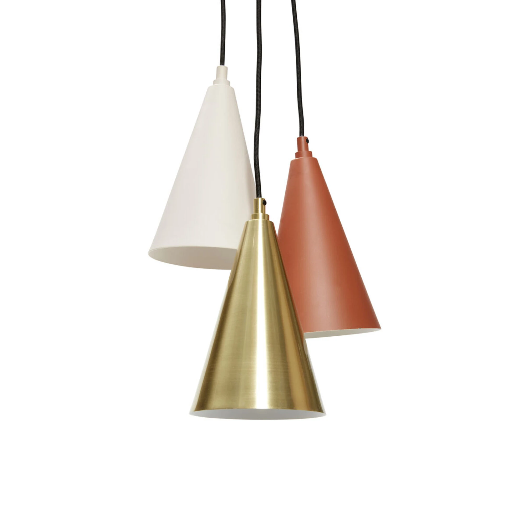 Drop - Lampe i brun/messing/beige metal, produktbillede 3 af 3, Loftlamper hos HomeNordic