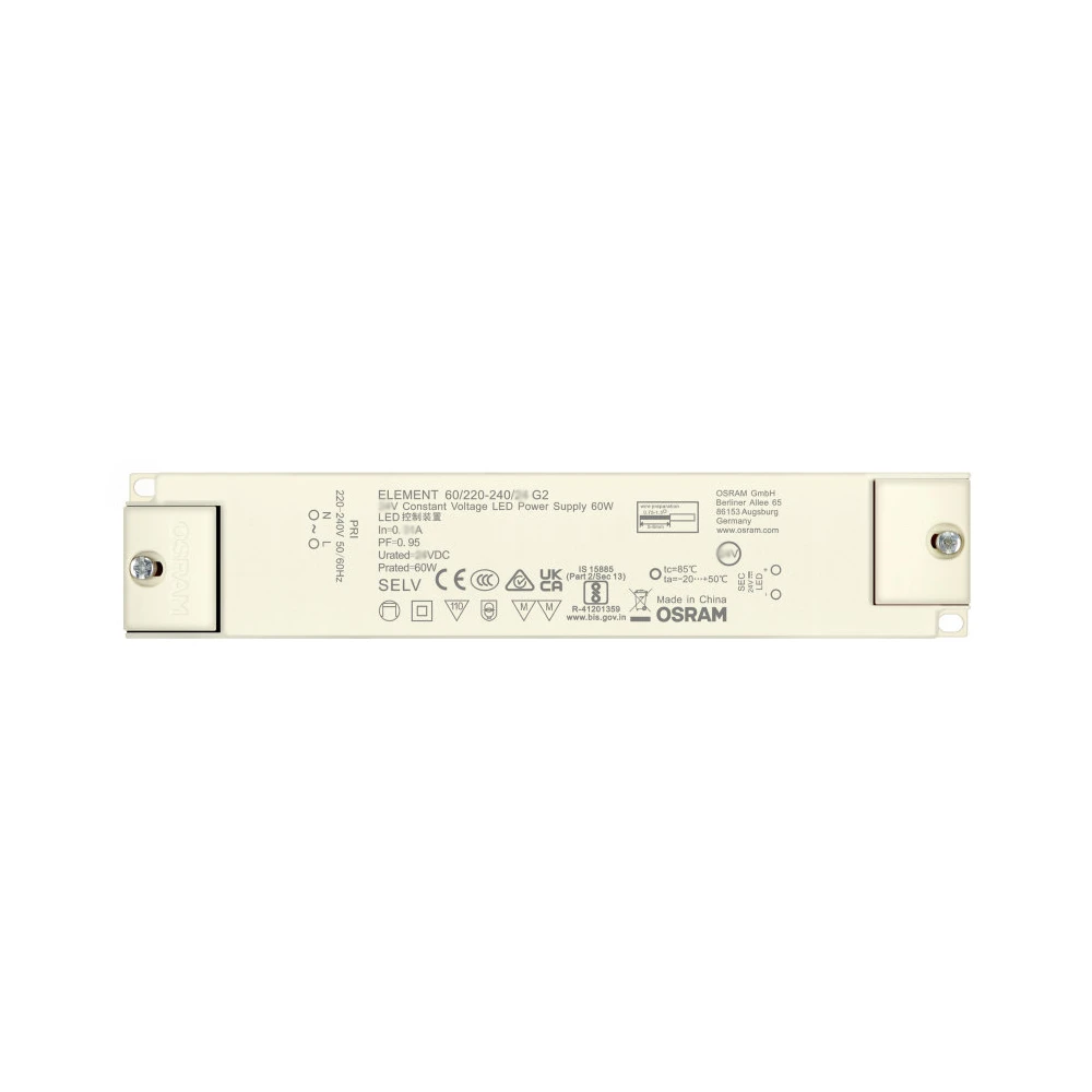 OSRAM 60W / 12V DC strømforsyning, Strømforsyninger hos HomeNordic