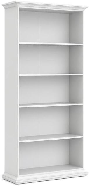 Frisenborg 100 cm bred hvid reol med 4 hylder., Reoler hos HomeNordic