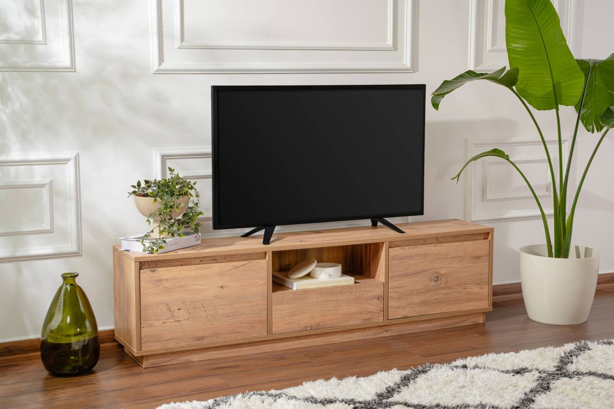 NORDVÄRK Vanguard TV-bord, m. 3 låger og 1 rum, produktbillede 2 af 11, TV-borde hos HomeNordic