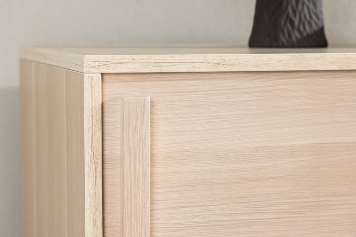 VENTURE DESIGN Lugo TV-bænk, m. 2 skydelåger og hylde, produktbillede 15 af 17 hos HomeNordic