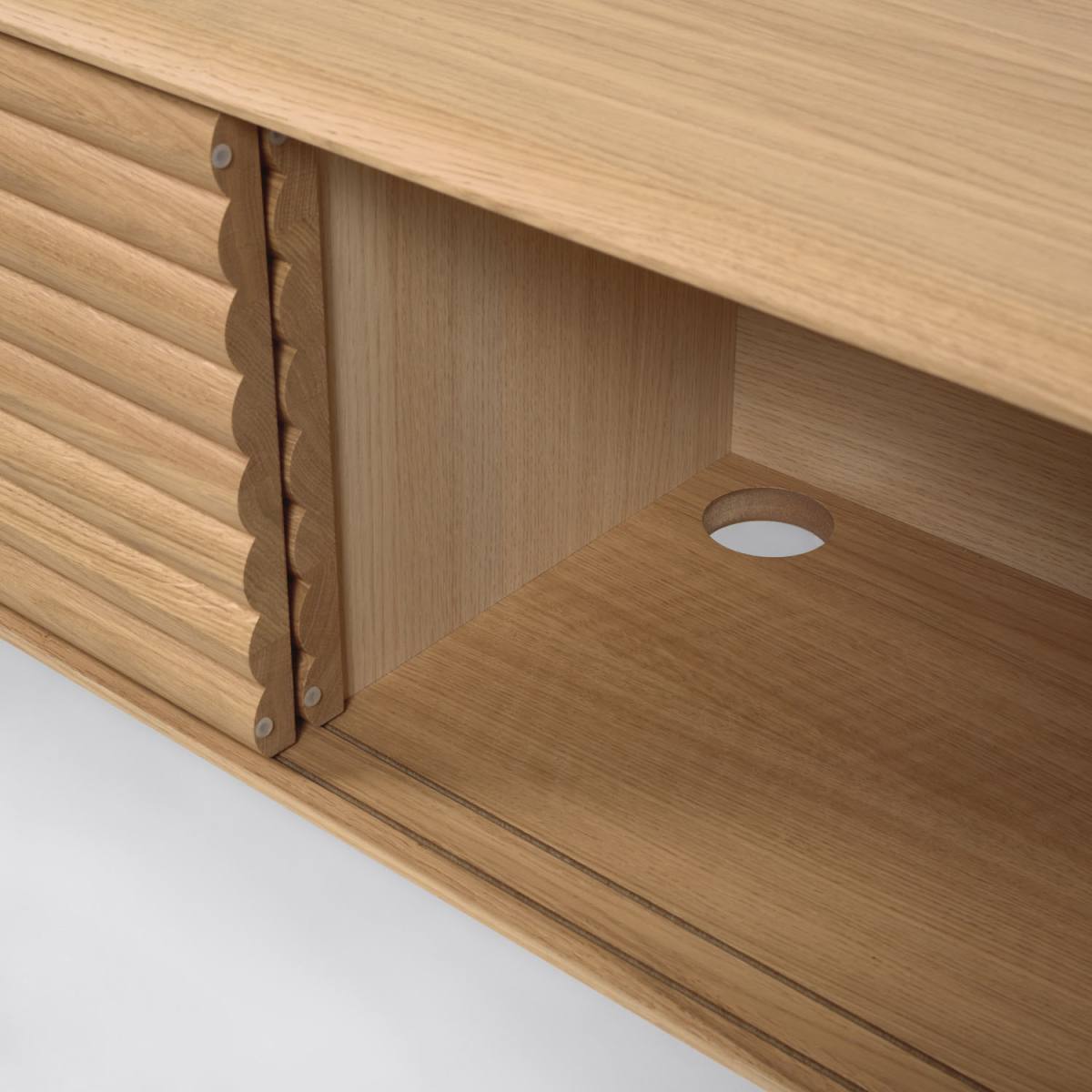 KAVE HOME Lenon TV-bord m. 2 skydelåger, produktbillede 6 af 13, TV-borde hos HomeNordic