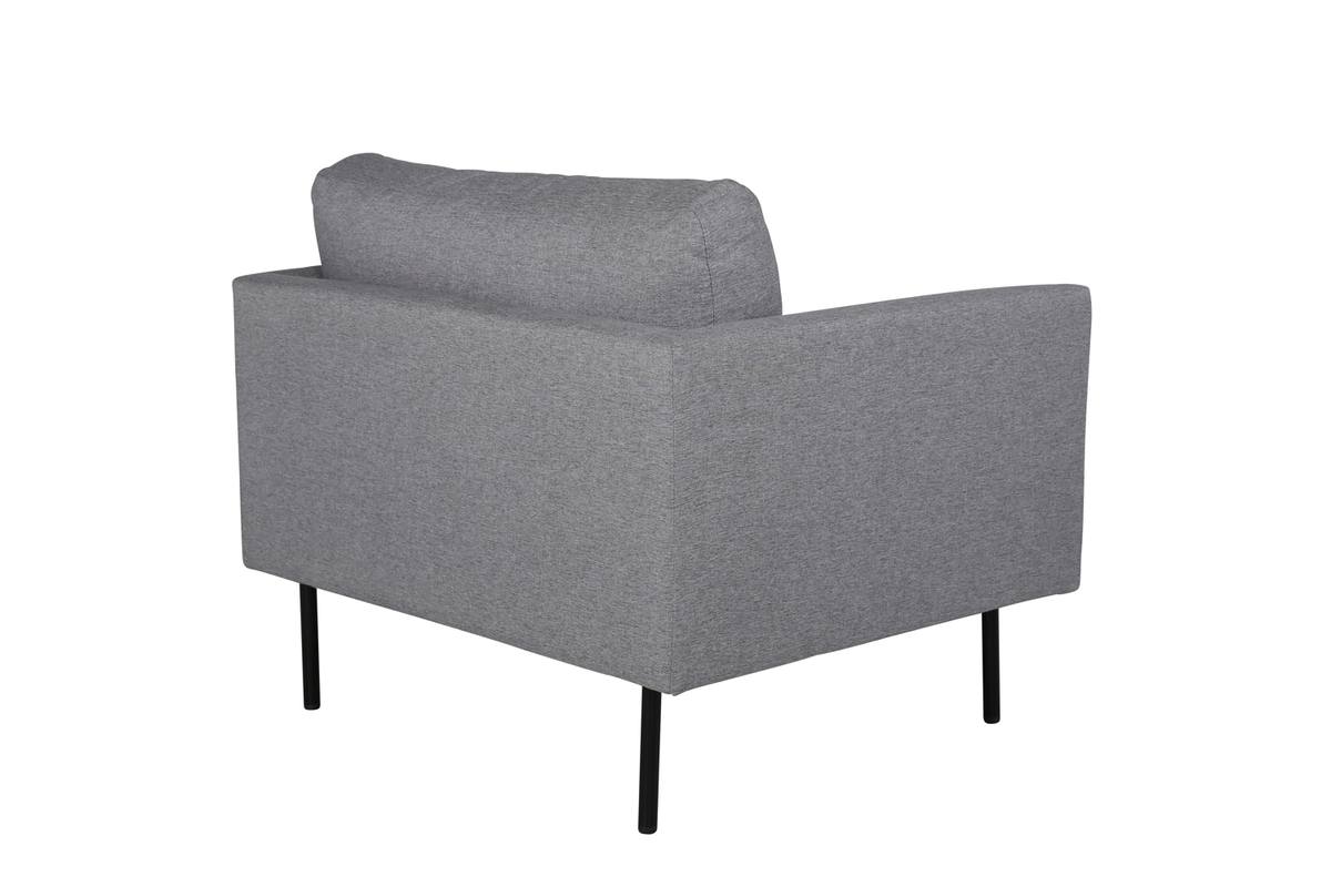 Polar - Lænestol i grå polyester, produktbillede 5 af 10, Lænestole hos HomeNordic