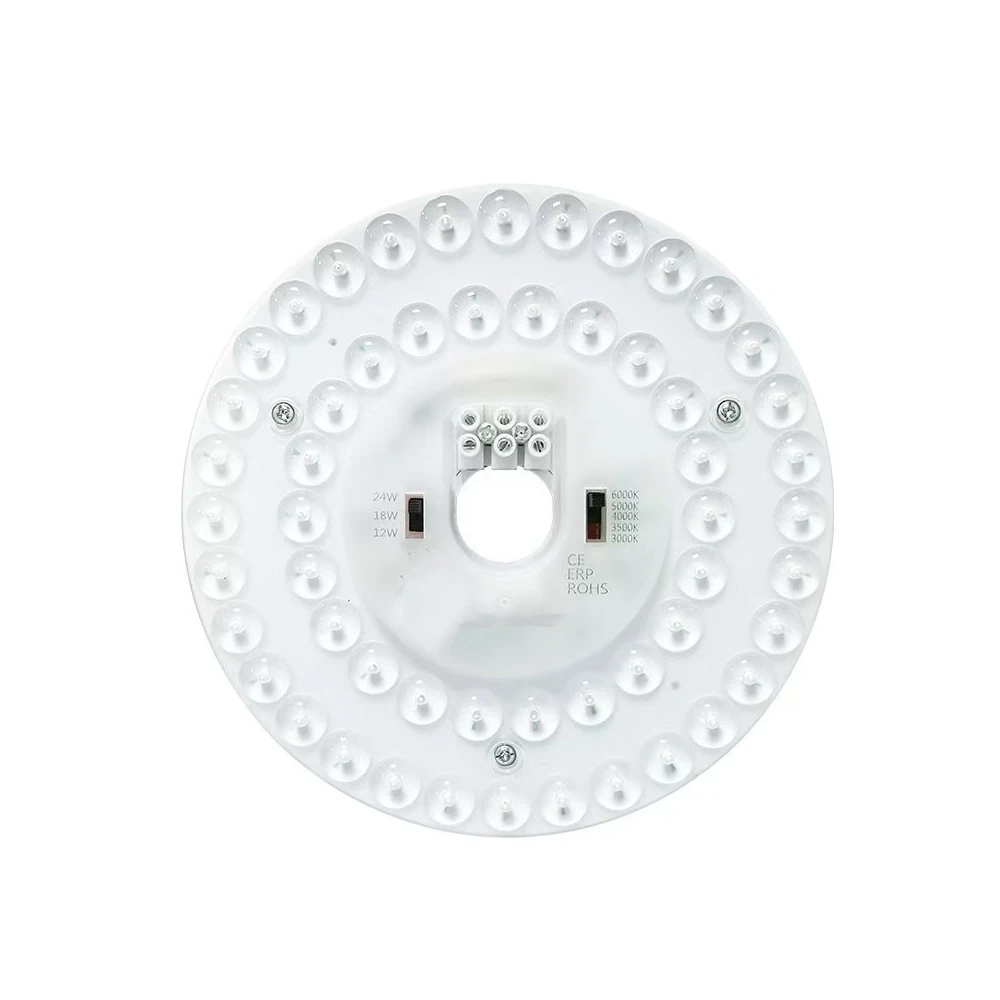 Ø17 cm / 24/18/12W LED indsats med linser, GR8q & GR10q LED hos HomeNordic
