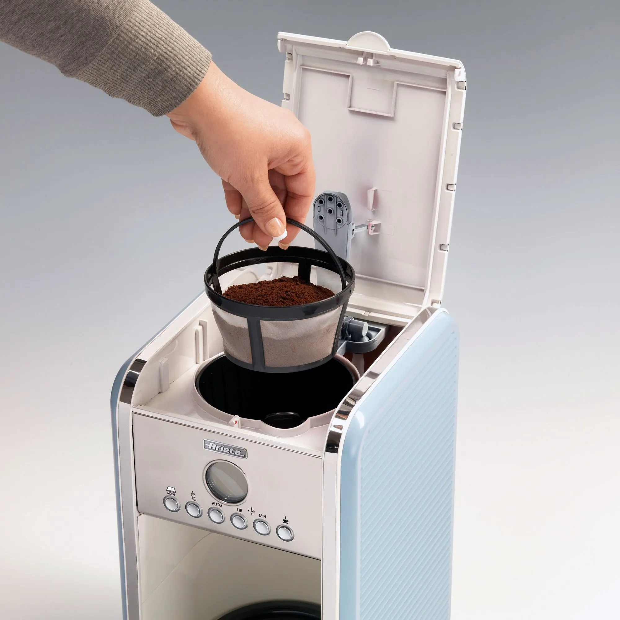 Kaffemaskine blå, produktbillede 2 af 5, Kaffemaskiner hos HomeNordic