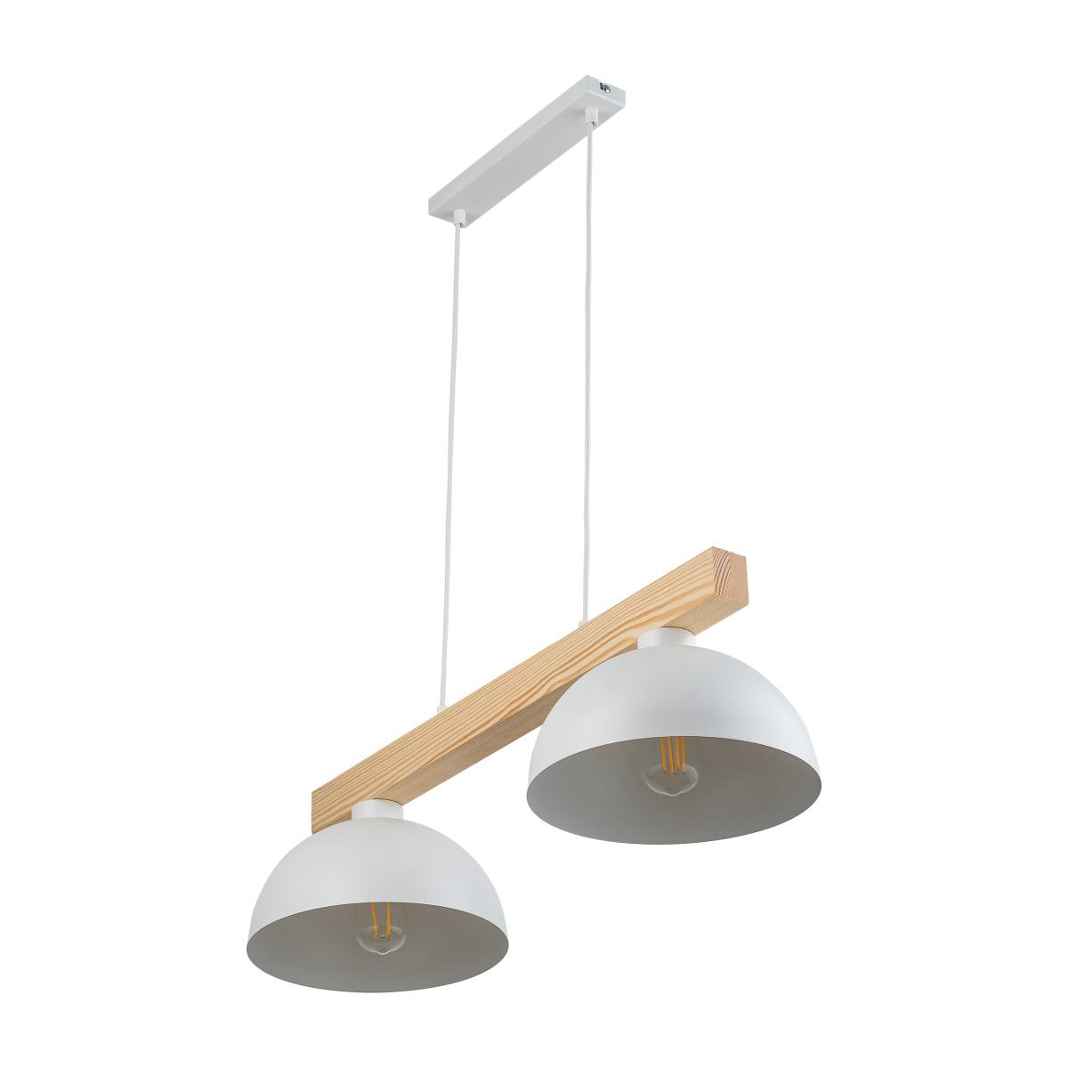 TK Oslo loftlampe, m. 2 skærme, produktbillede 6 af 10, Loftlamper hos HomeNordic