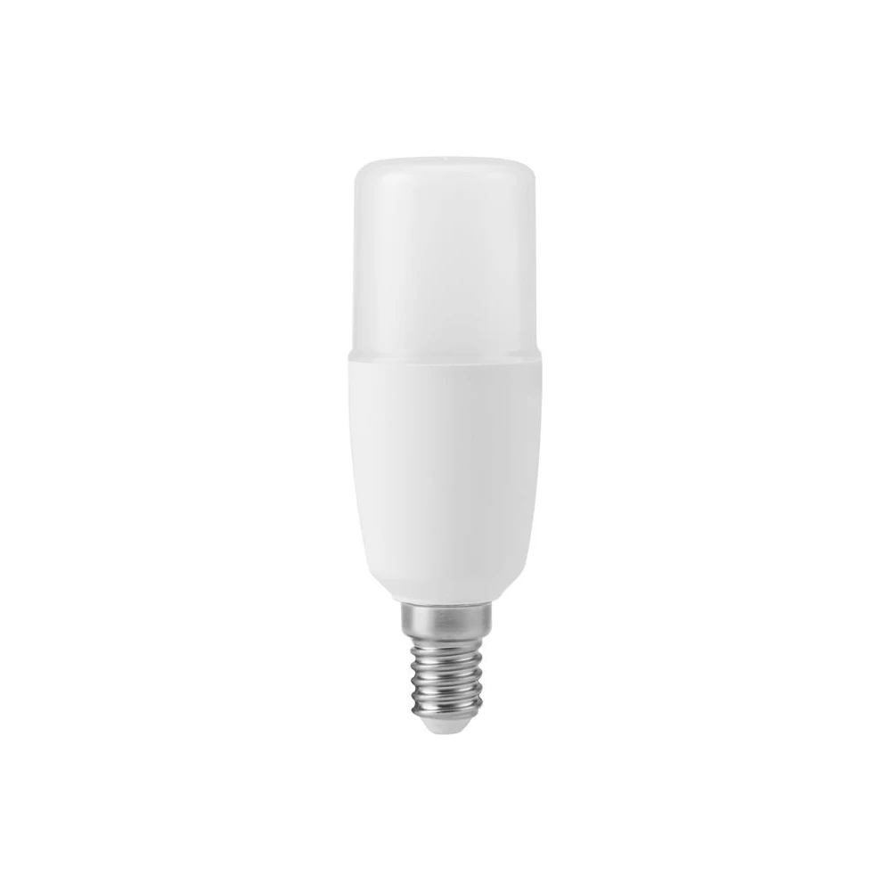 E14 7W LED rørpære, 10,8cm, 95-265V, Lysstofrør hos HomeNordic