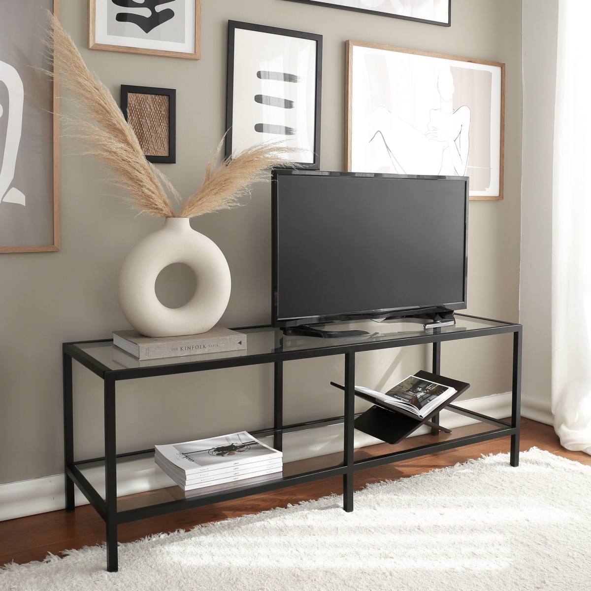 NORDVÄRK Basic TV-bord, m. 1 hylde, produktbillede 6 af 8, TV-borde hos HomeNordic