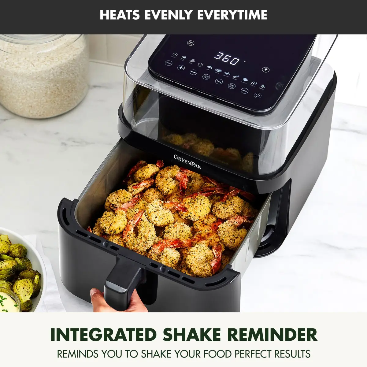 Airfryer 7 liter, sort, produktbillede 6 af 8, Airfryers hos HomeNordic