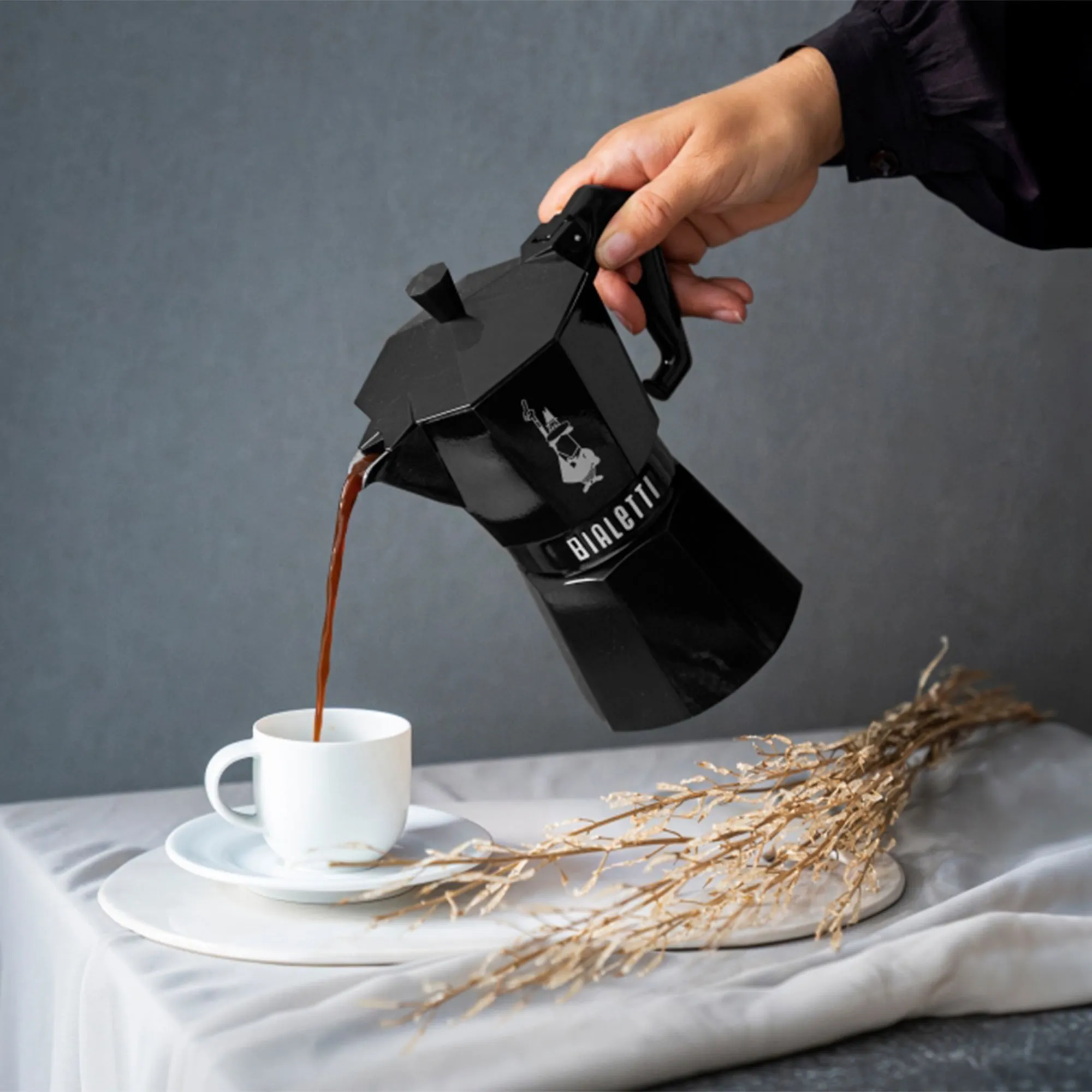 Mokkabrygger 6 kopper, sort, produktbillede 3 af 3, Kaffemaskiner hos HomeNordic