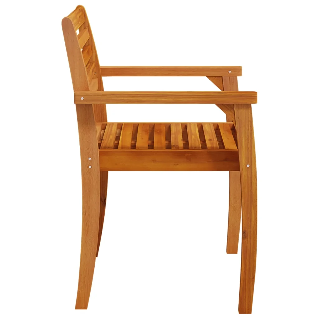 Havestole 59x55x85 Cm Massivt Akacietræ, produktbillede 6 af 11, Havestole i akacietræ hos HomeNordic