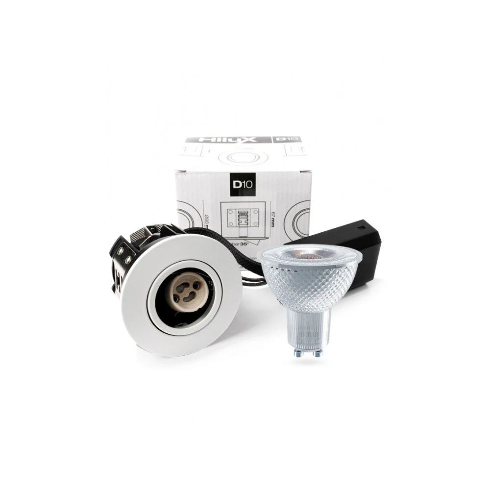 HiluX D10 V1 LED Spot 5W 3000K Ra90 Dæmpbar i Hvid, Spots hos HomeNordic