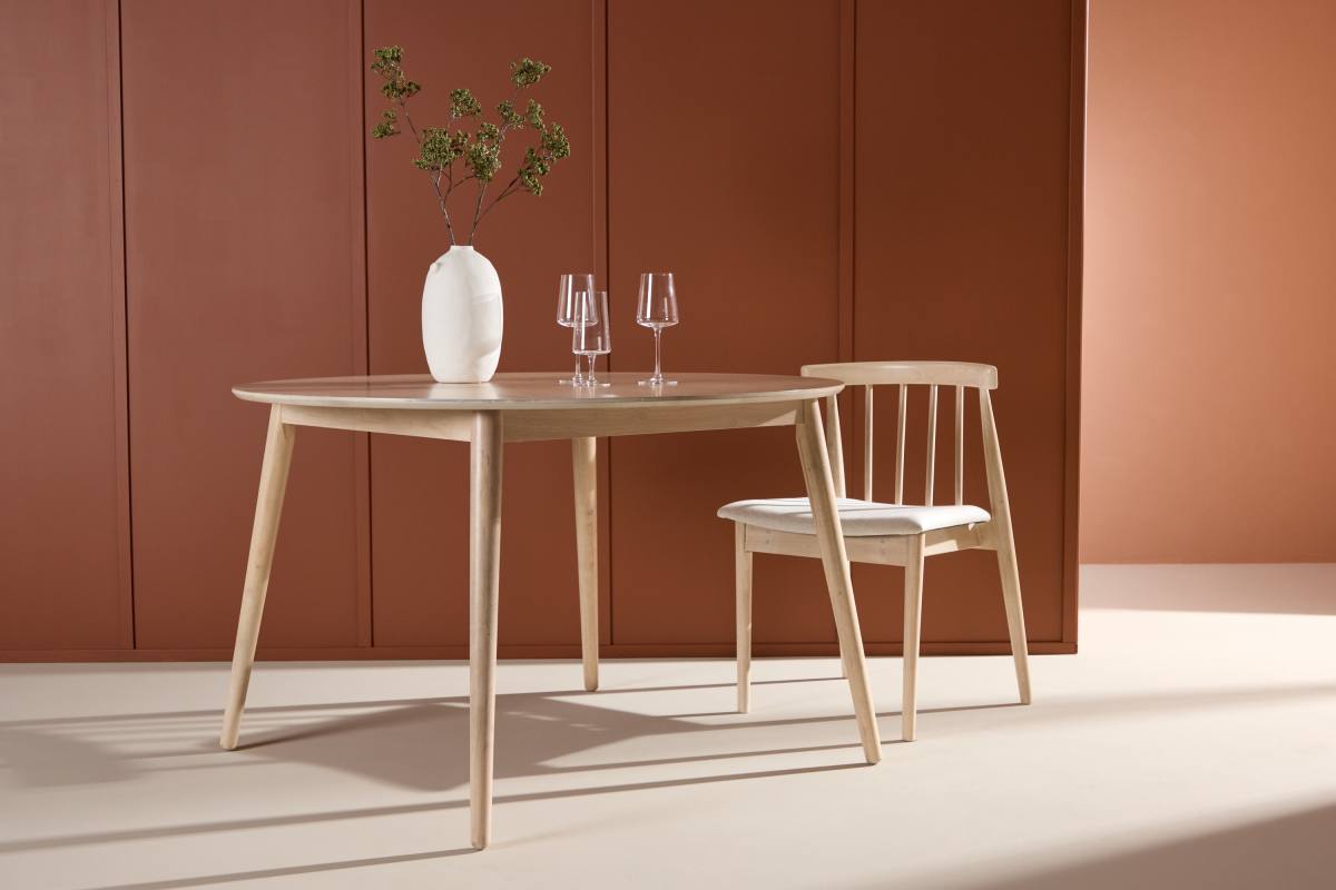 VENTURE DESIGN Flora spisebord, rund, produktbillede 16 af 16, Spiseborde hos HomeNordic