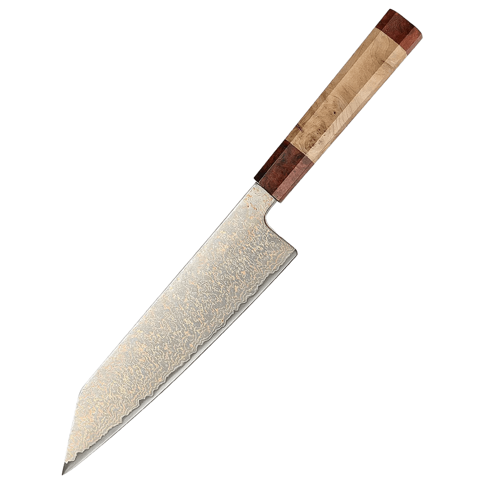 Gozuki | Bunka 210 mm | Japansk kokkekniv | Rinzen #1 & Damaskus37, Kokkeknive hos HomeNordic