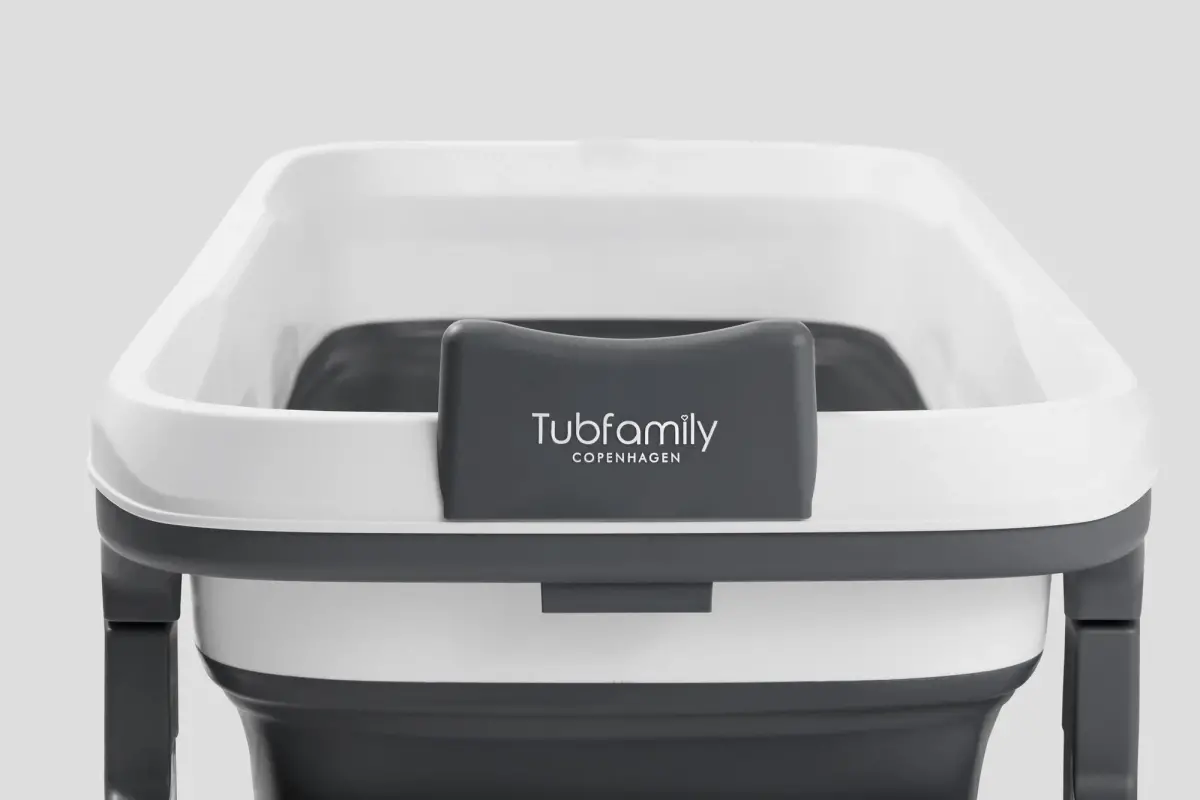 Tubfamily - Special edition foldebadekar til voksne med låg, digital termometer og fodmassage - 150cm/Grå XL. Bonus tilbehør medfølger. Værdi kr. 795,-. – billede 9