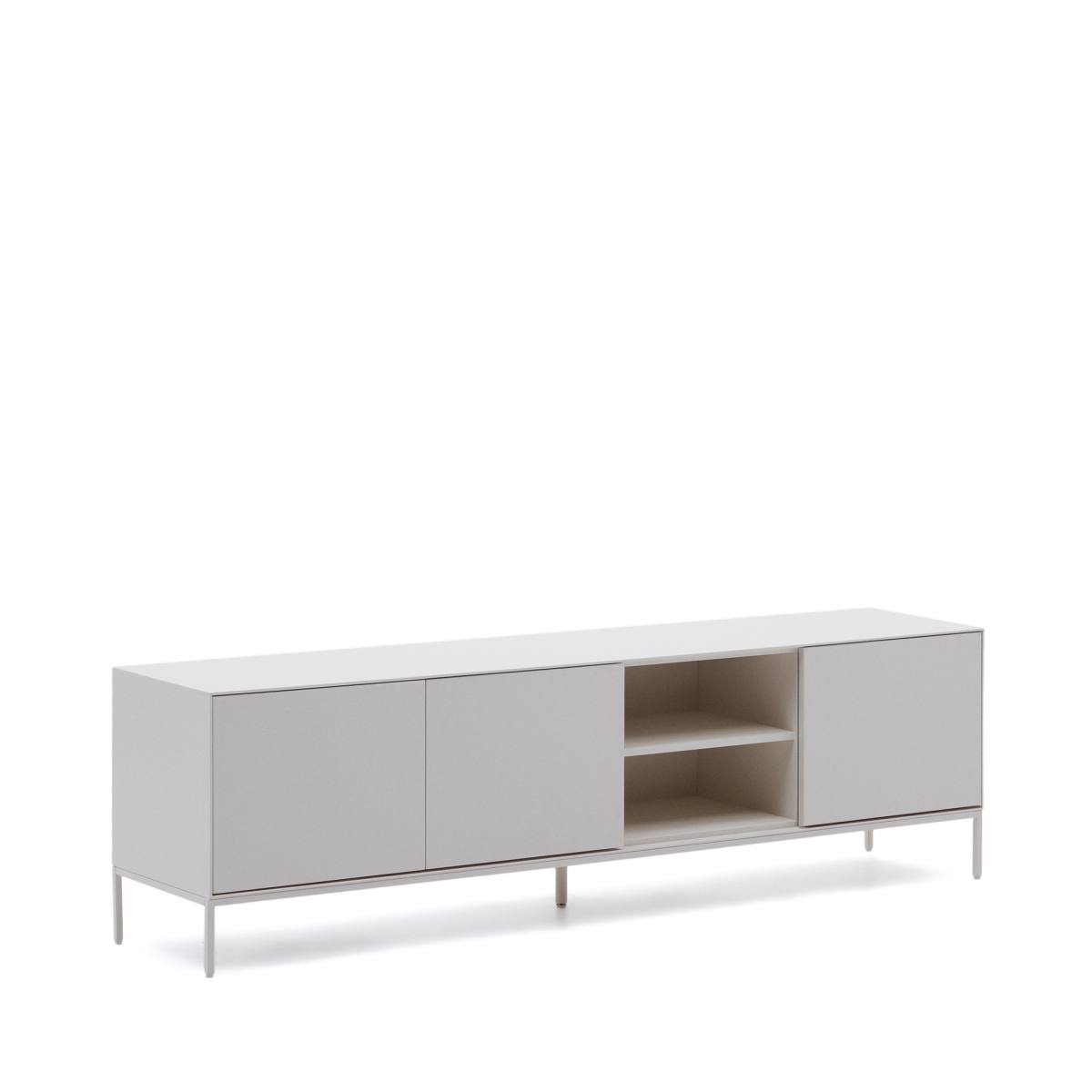 KAVE HOME Vedrana TV-bord, m. 3 låger og hylde, produktbillede 2 af 4, TV-borde hos HomeNordic