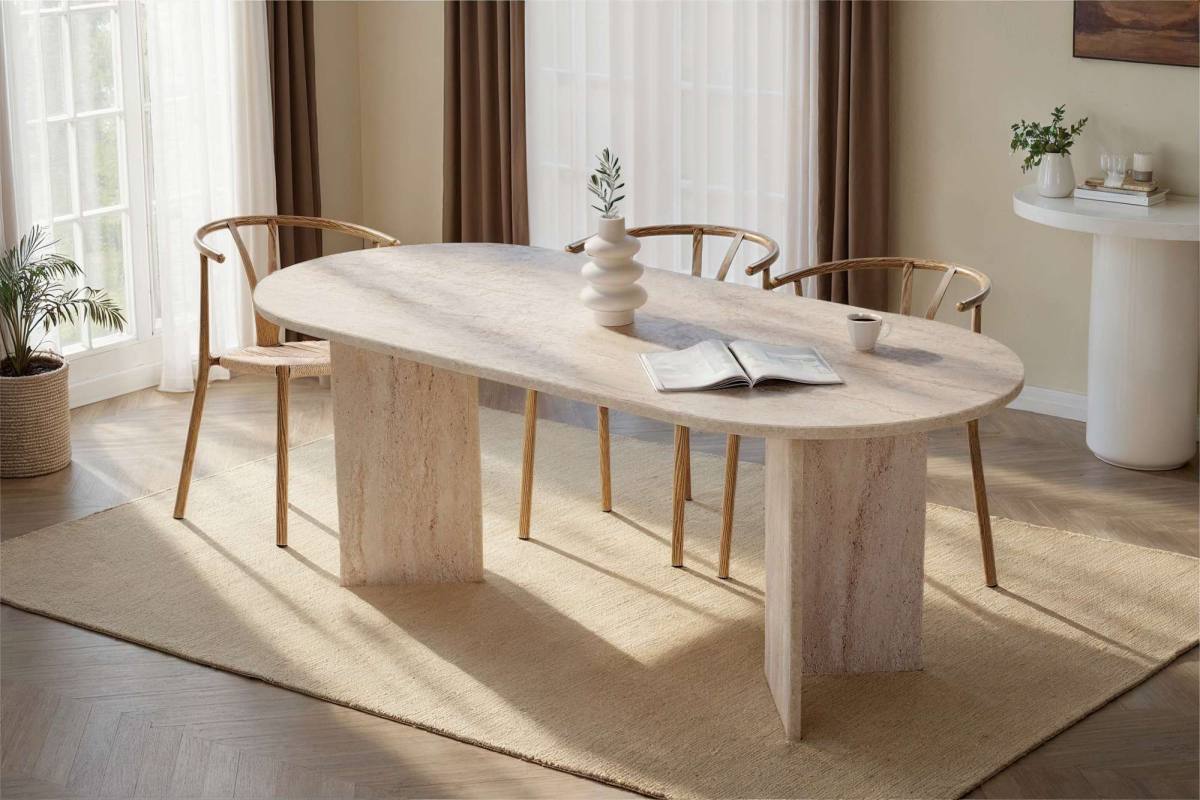 NORDVÄRK Sable spisebord, oval, produktbillede 10 af 10, Spiseborde hos HomeNordic