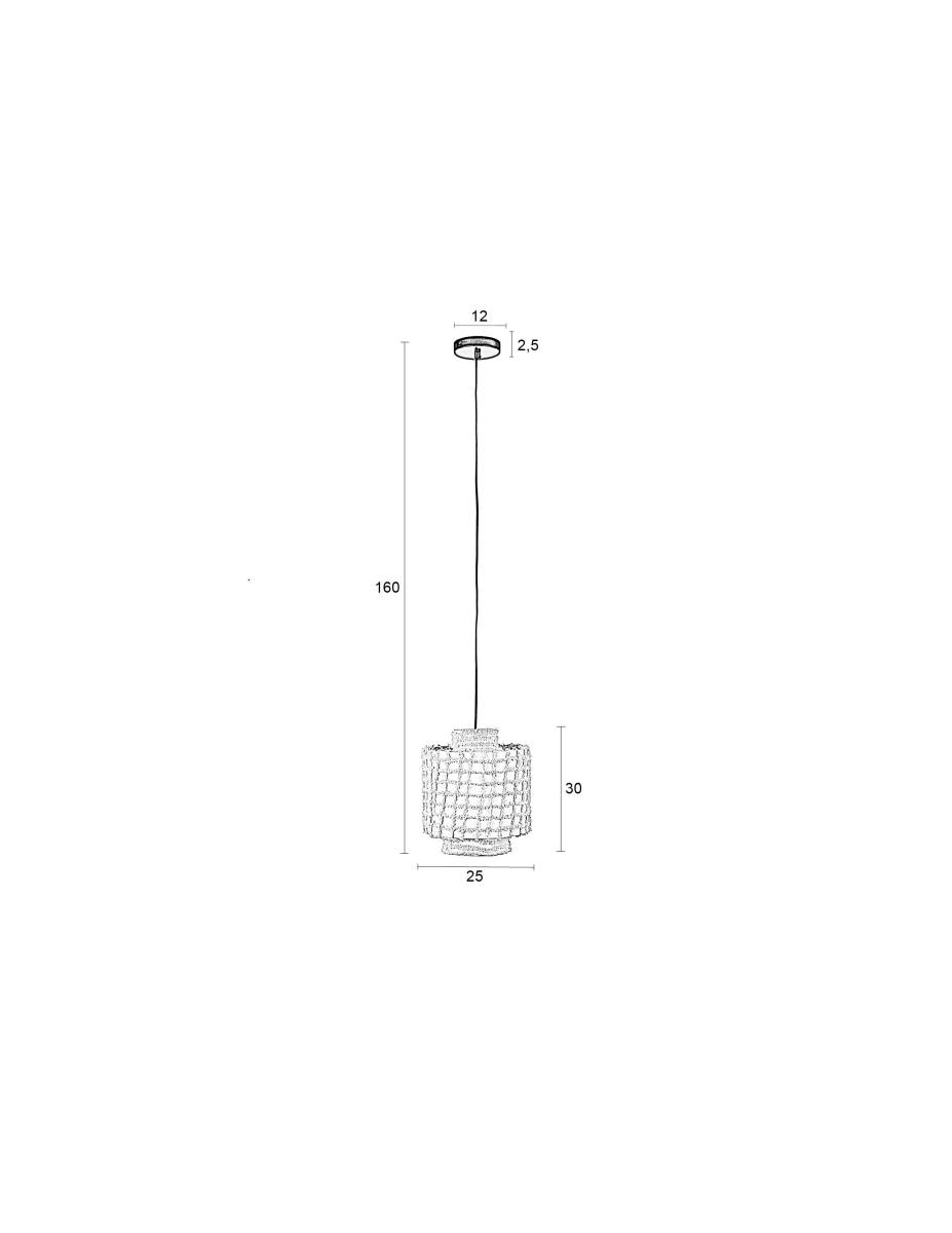 WHITE LABEL LIVING Arjun Bred loftlampe, produktbillede 2 af 12, Loftlamper hos HomeNordic