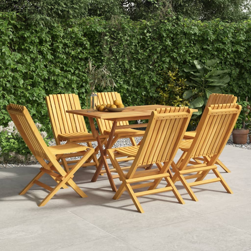 Havestole 61x67x90 Cm Foldbare Massivt Teaktræ, produktbillede 12 af 15, Havestole i teaktræ hos HomeNordic