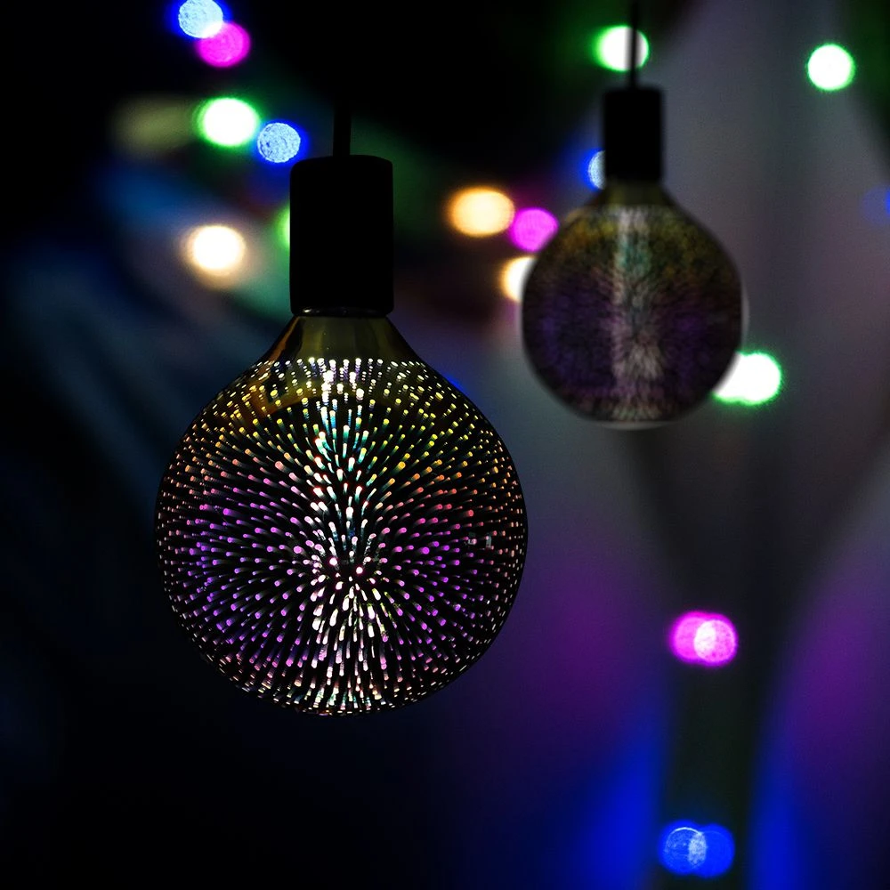 3D LED Pære 4W E27, Pærer hos HomeNordic